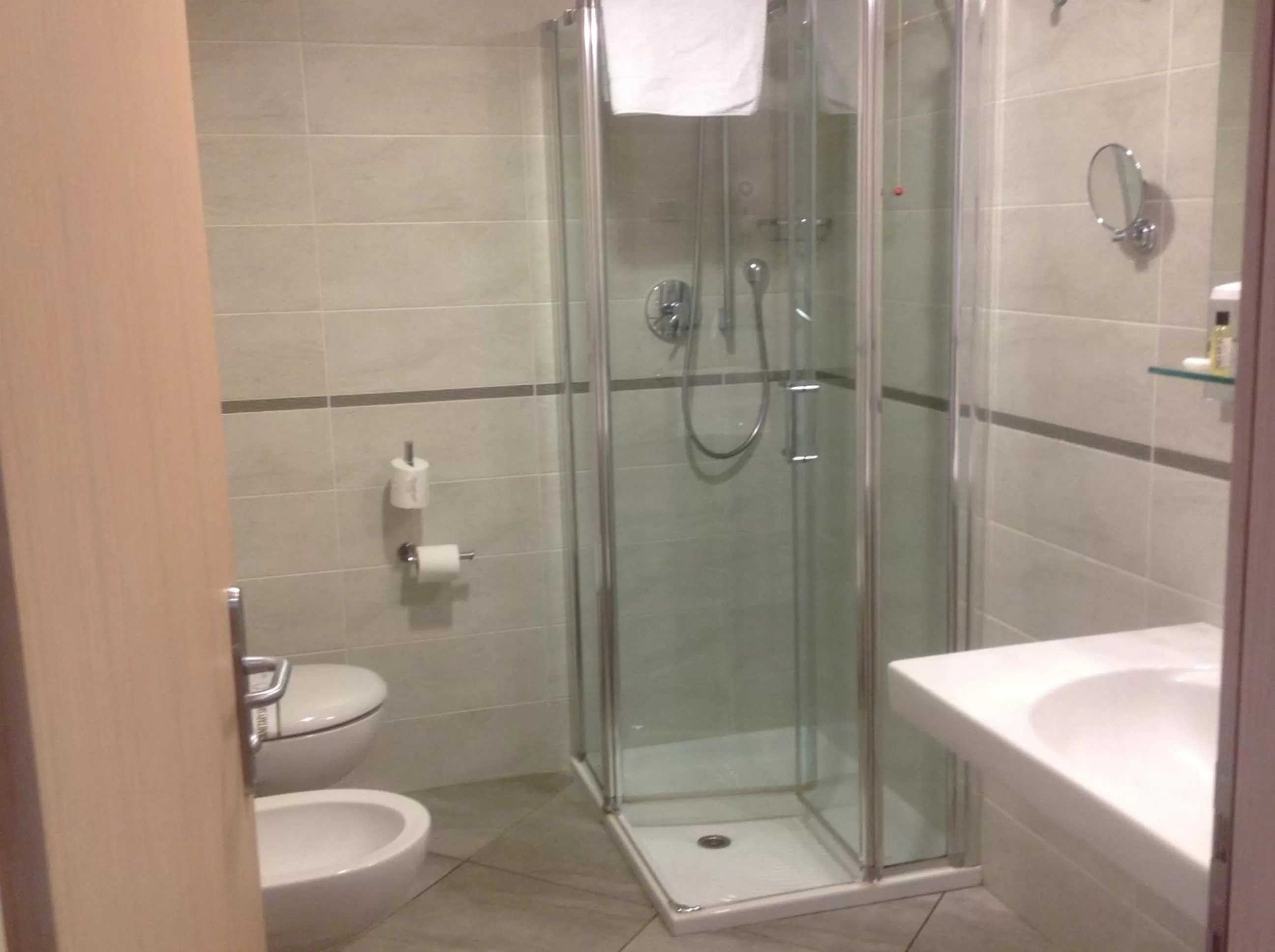 Shower in Al Marinaio Hotel Garni