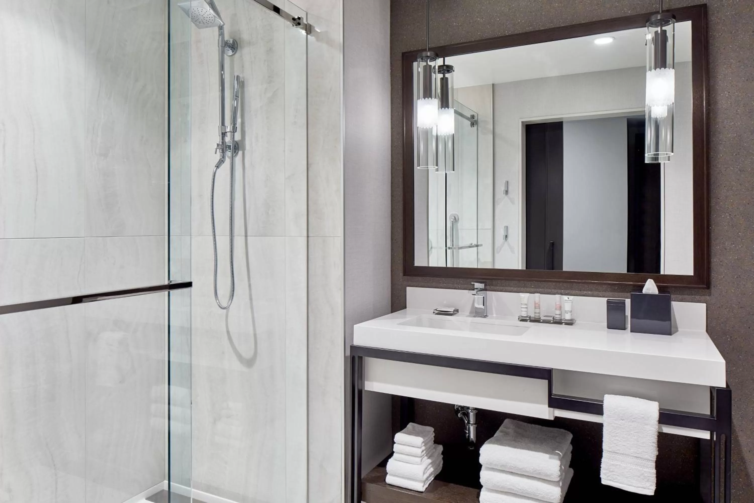 Bathroom in UNC Charlotte Marriott Hotel & Conference Center