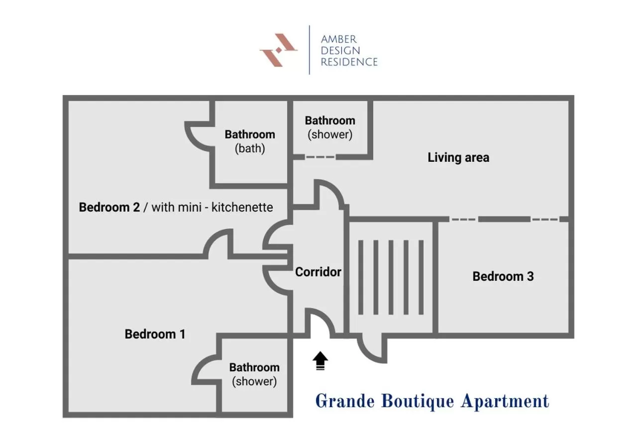 Floor plan in Amber Design Residence