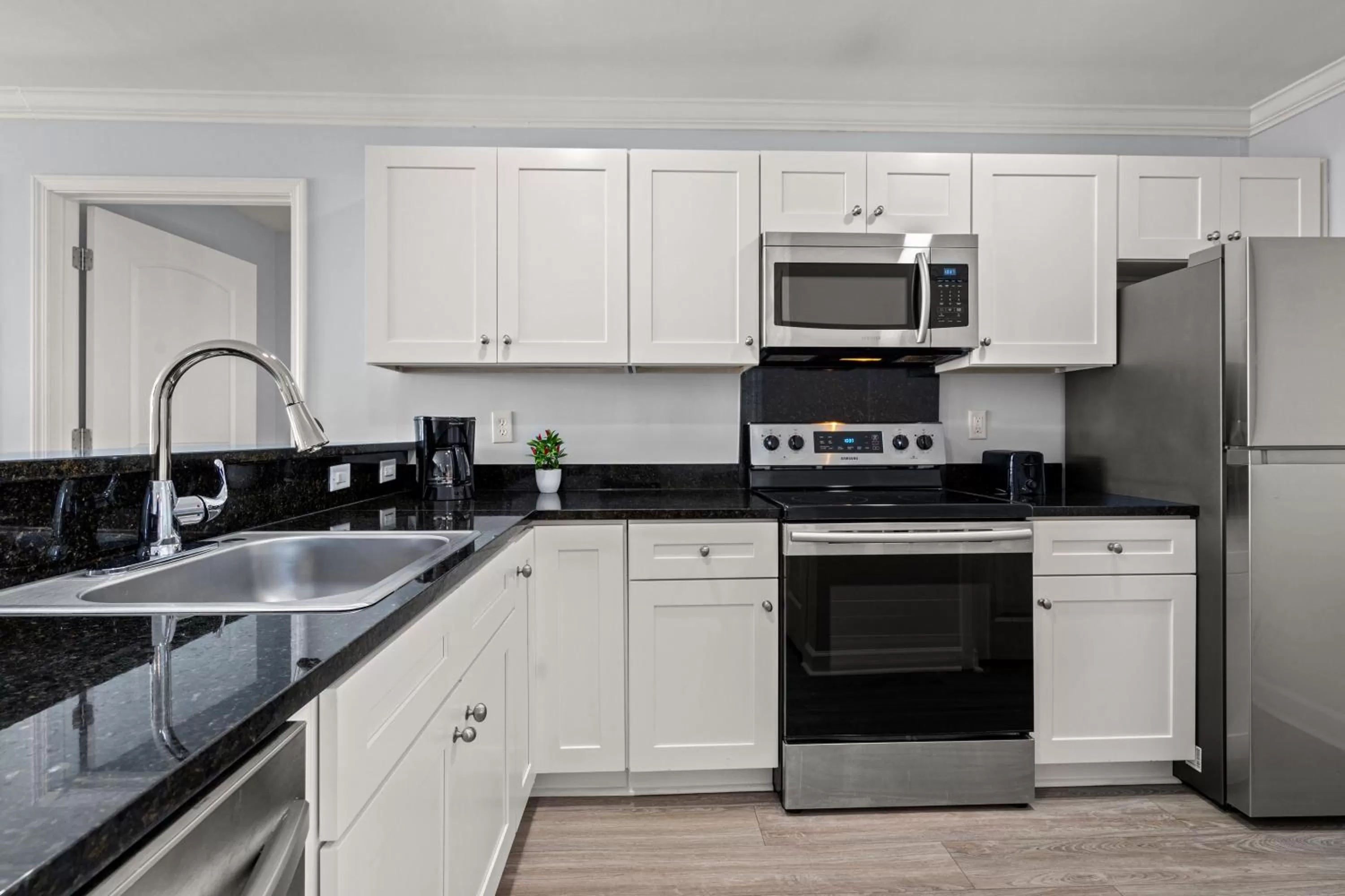 kitchen in Ocean Escape Condos