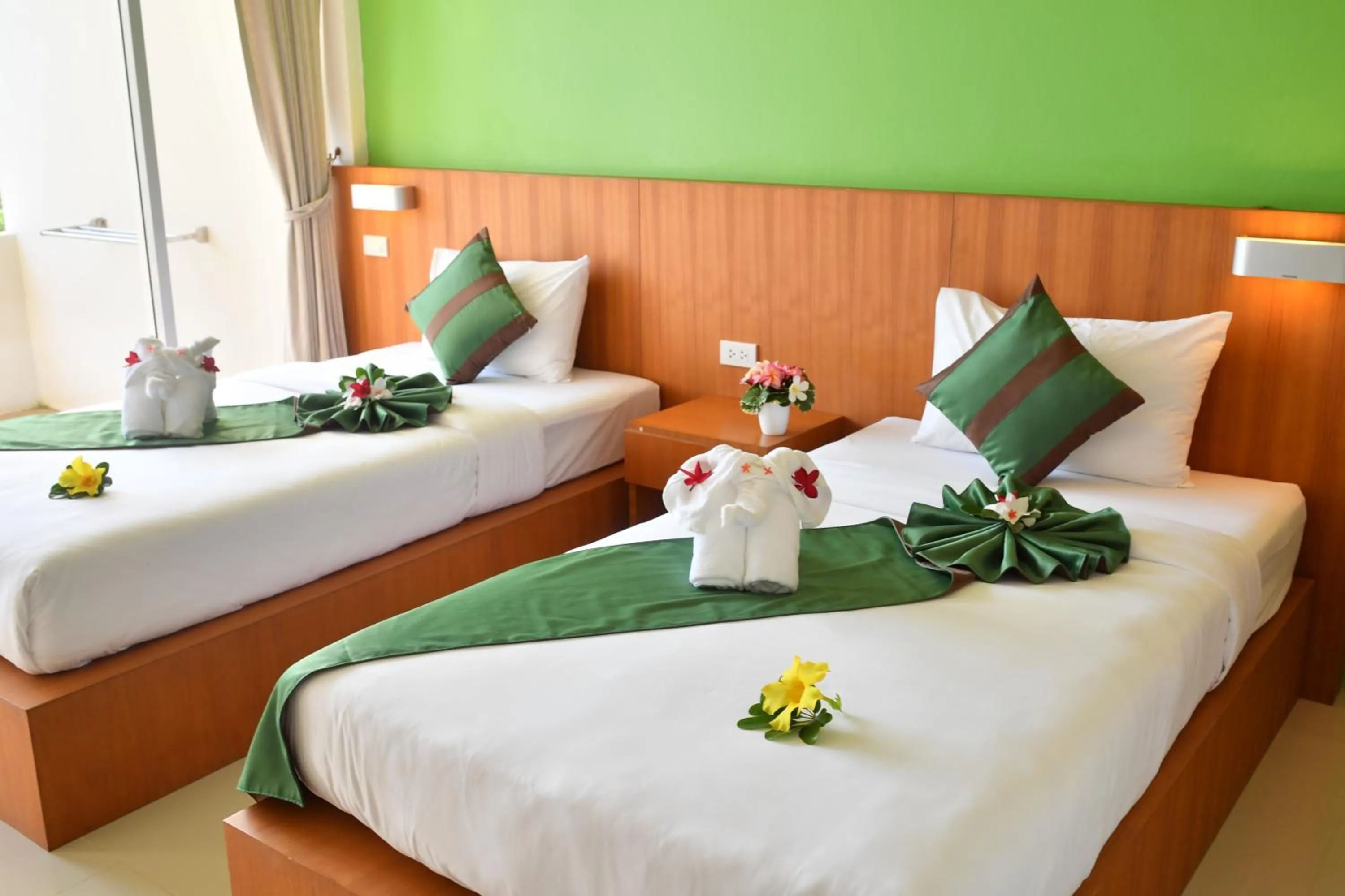Bedroom, Bed in The Touch Green Naiyang Hotel & Fitness