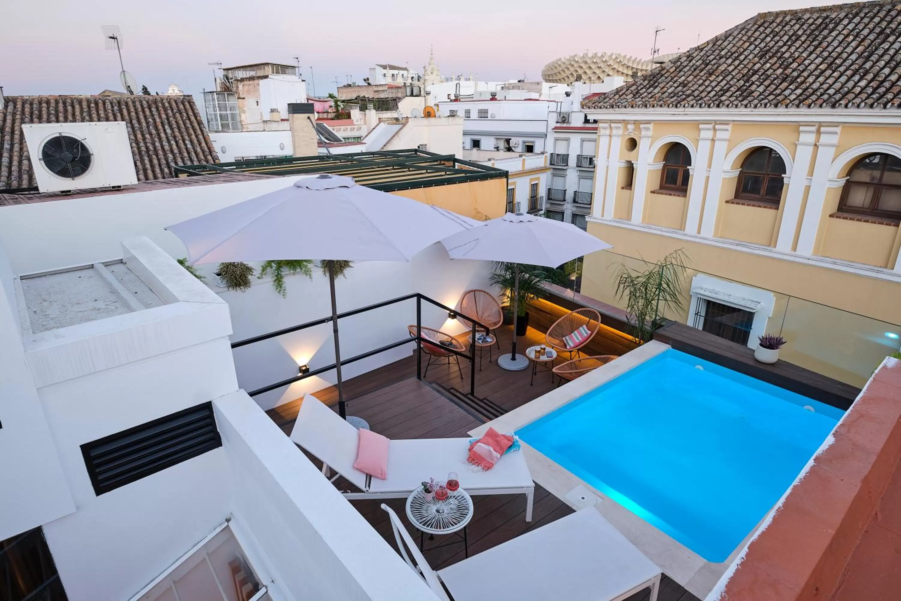 Solarium in Sweet Sevilla Suites
