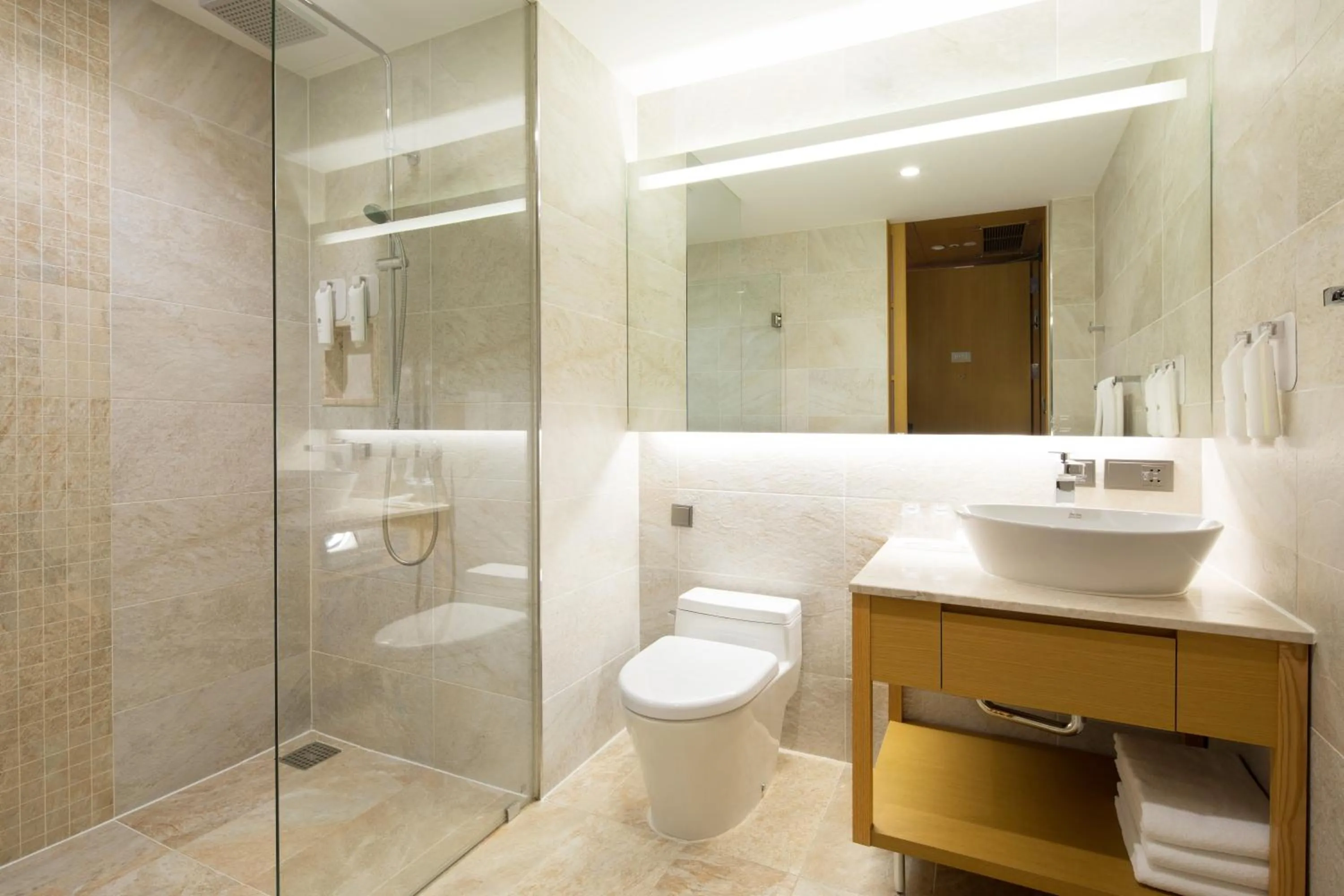 Bathroom in Sotetsu Hotels The Splaisir Seoul Dongdaemun