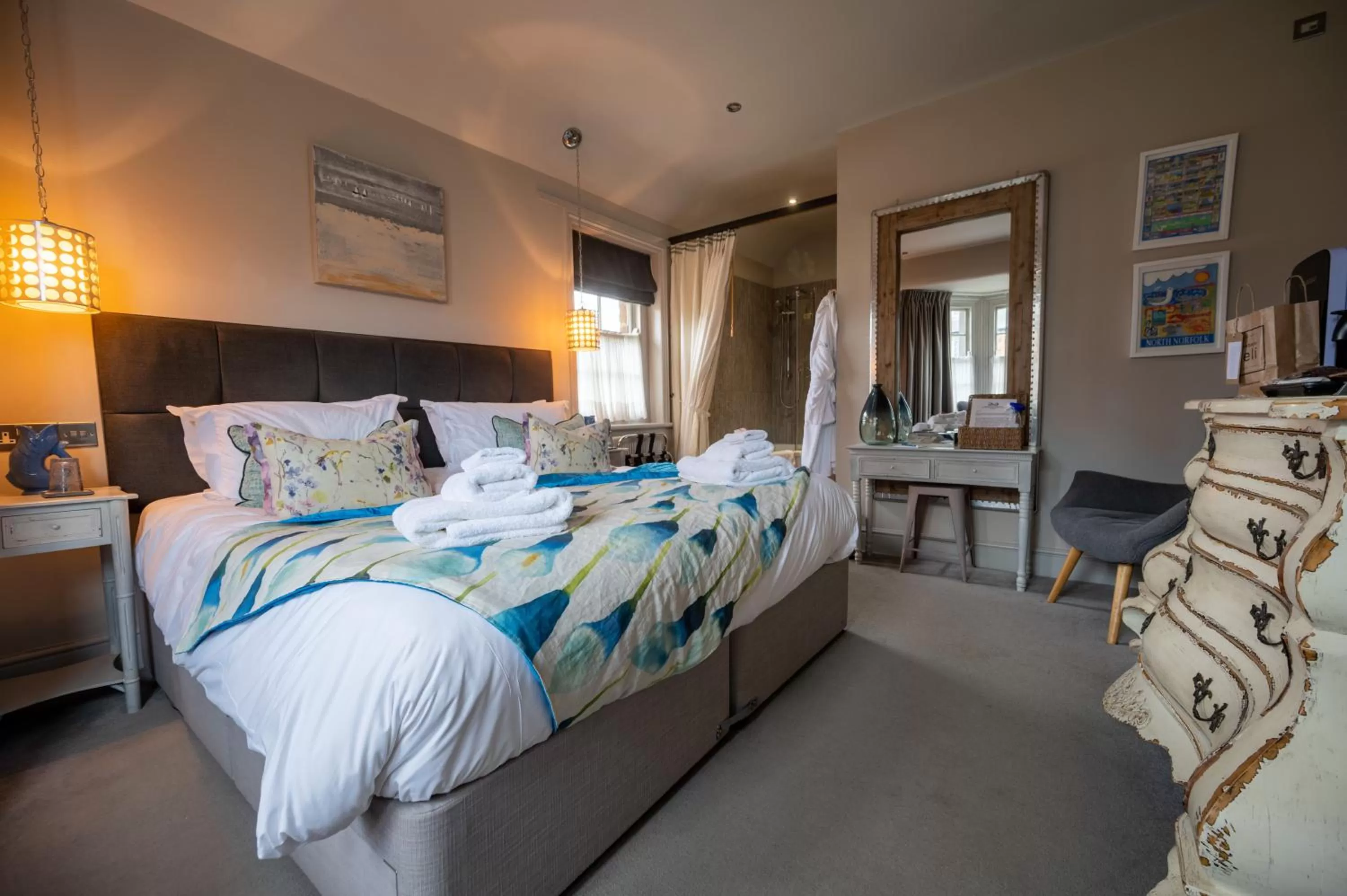 Bed in No33 HUNSTANTON BOUTIQUE ROOMS