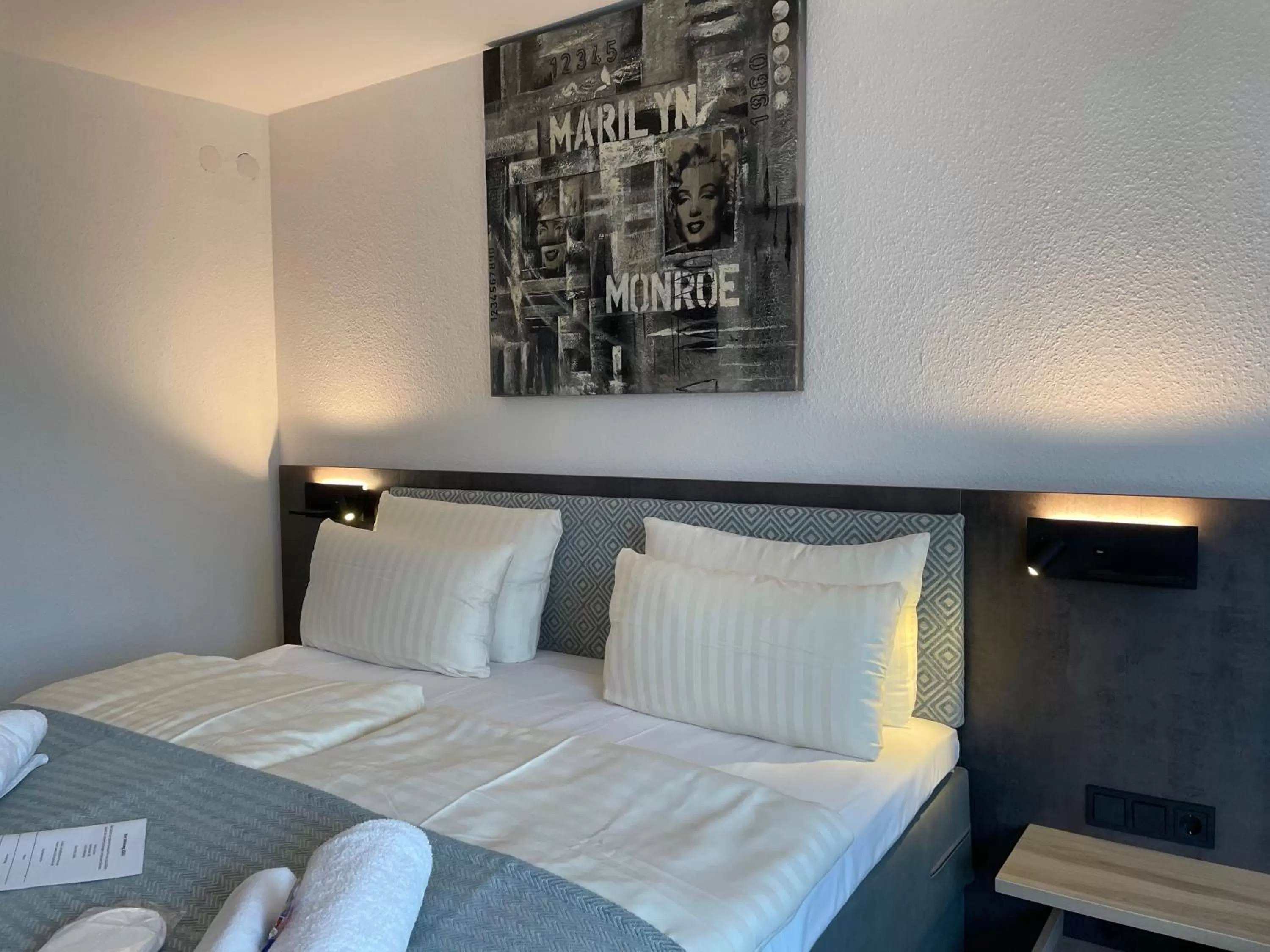 Bed in Hotel Corsten