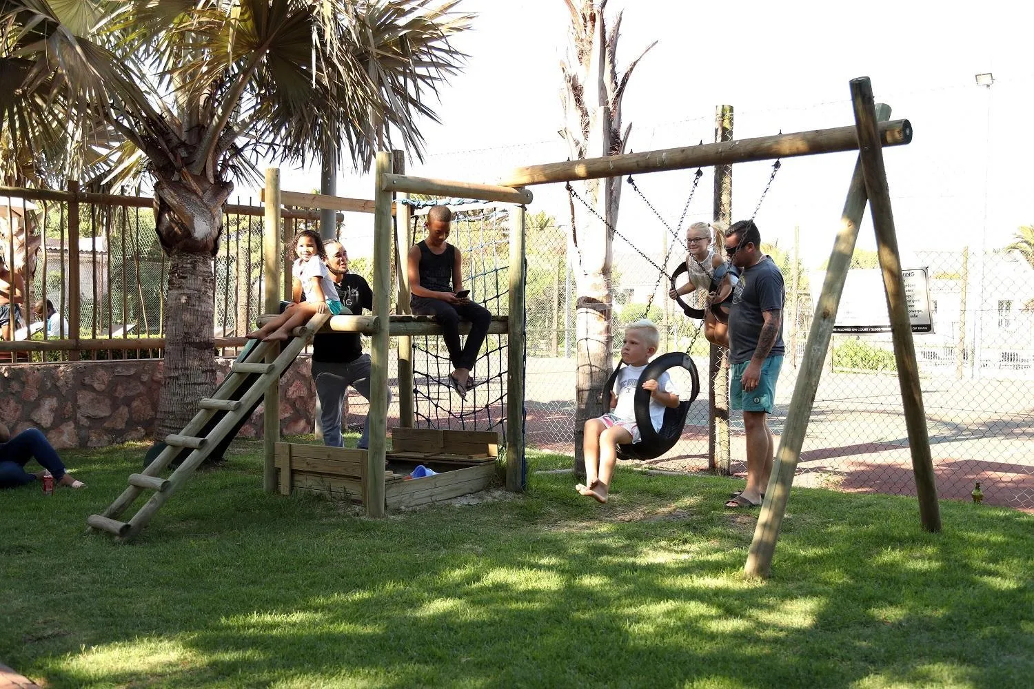 People in Blue Bay Lodge