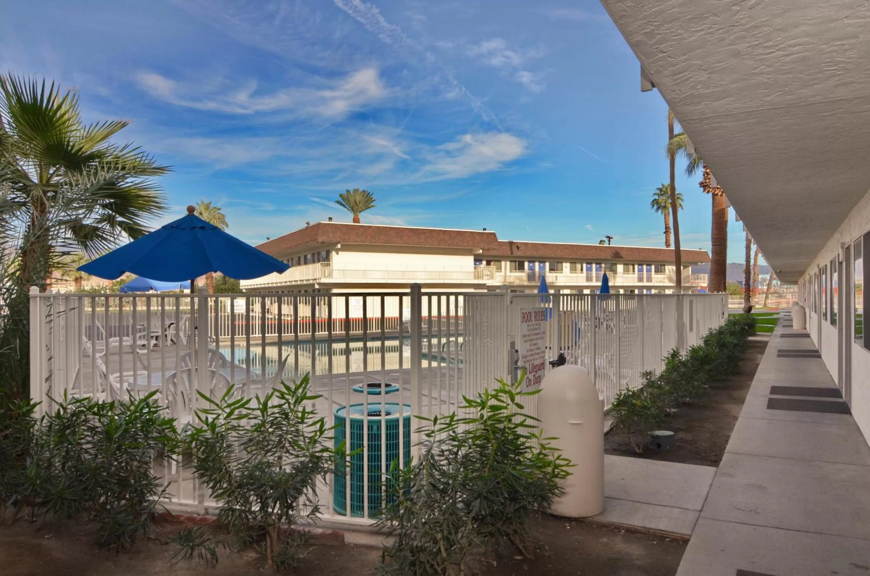 Swimming pool in Motel 6-Indio, CA - Palm Springs