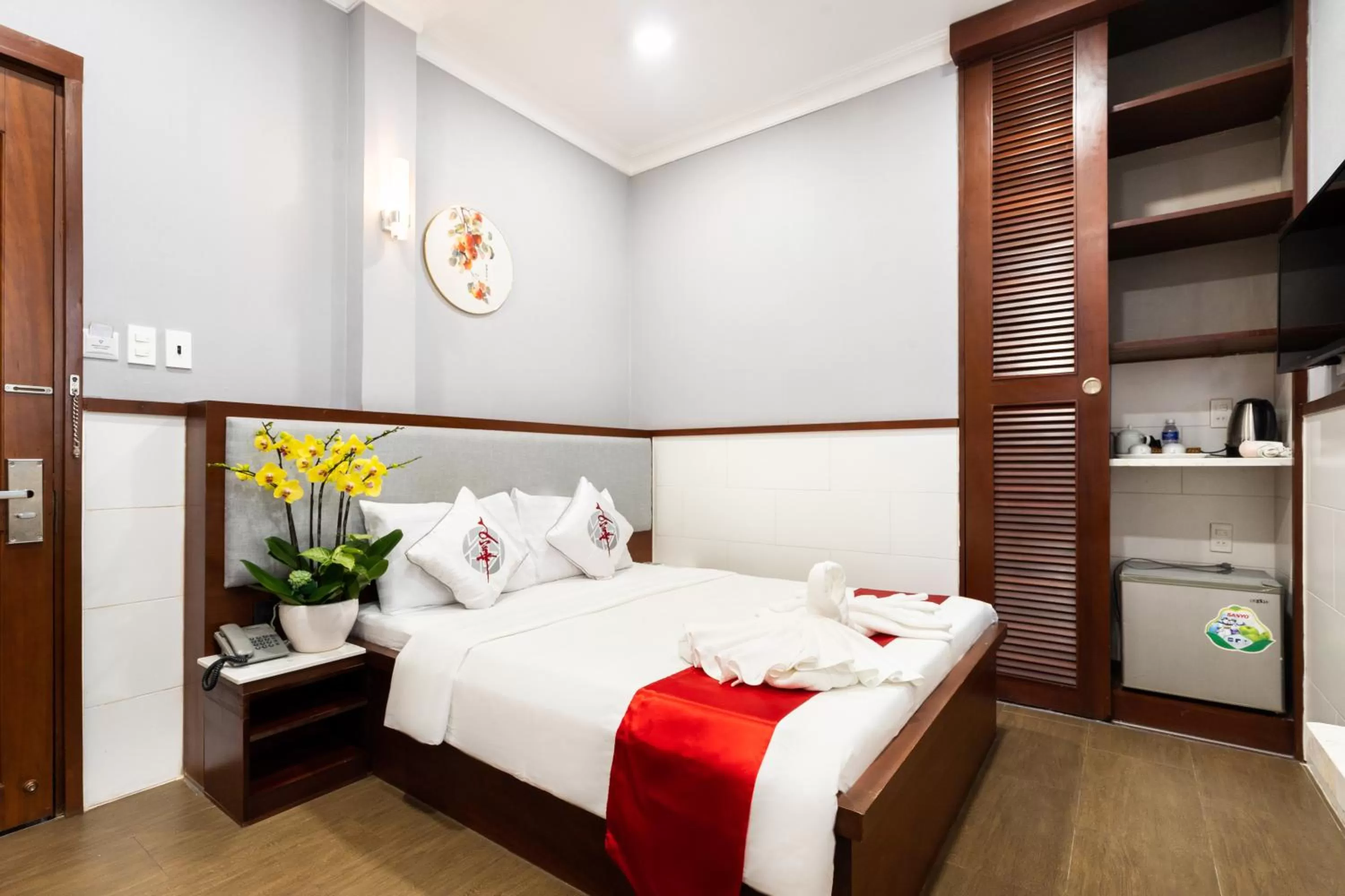 Bed in Văn Hoa Hotel