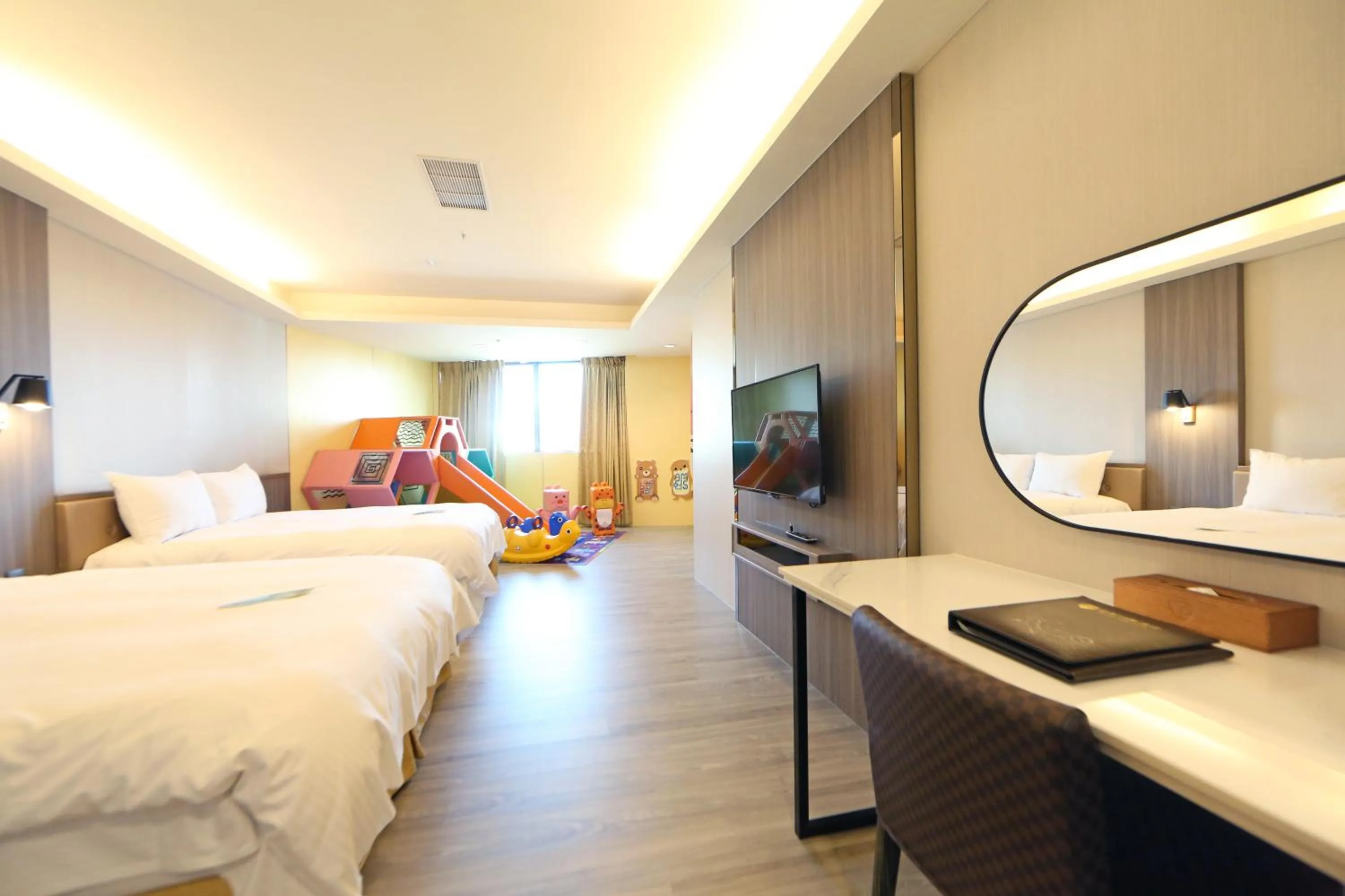 Bed in Grand Earl Hotel