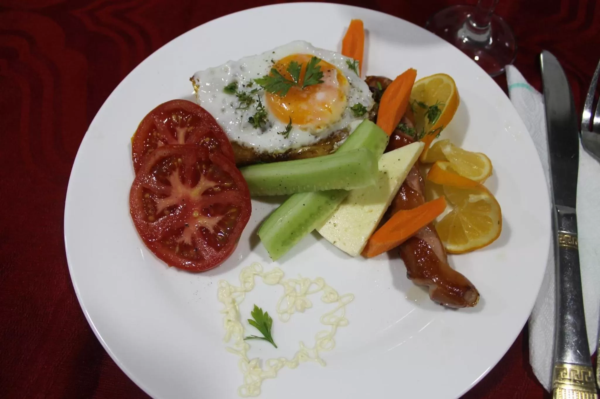 Food in Hotel Tskhumi