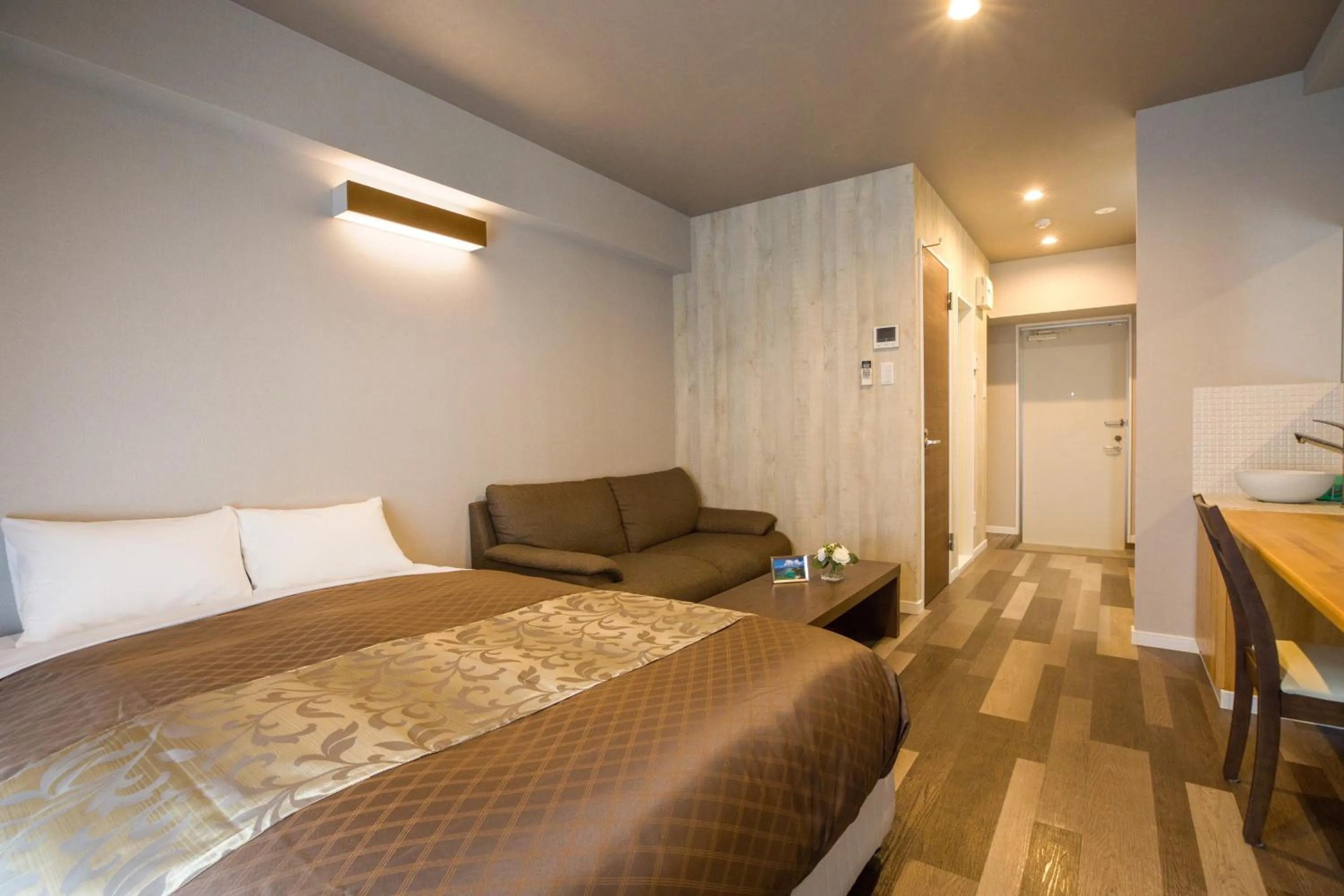 Bedroom, Bed in Mr. Kinjo in NISHIZAKI