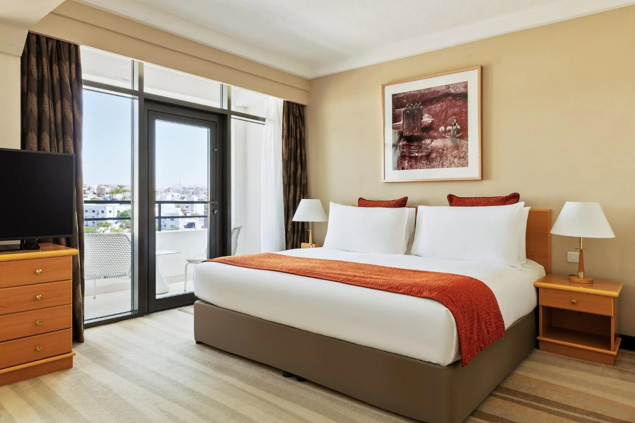 Bedroom, Bed in Crowne Plaza Muscat by IHG