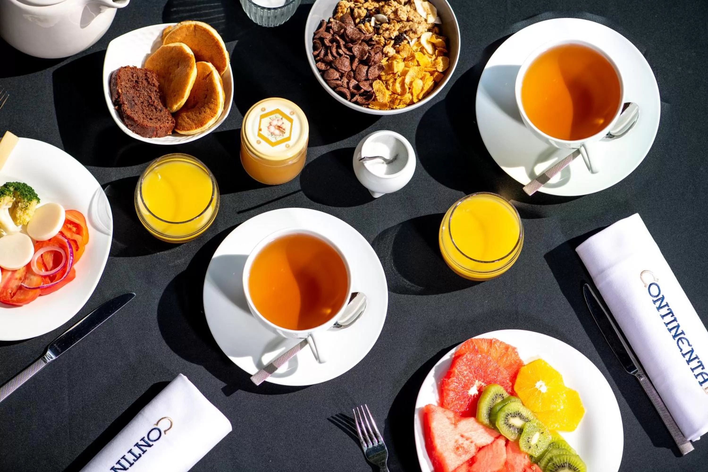 Buffet breakfast in Continental Hotel