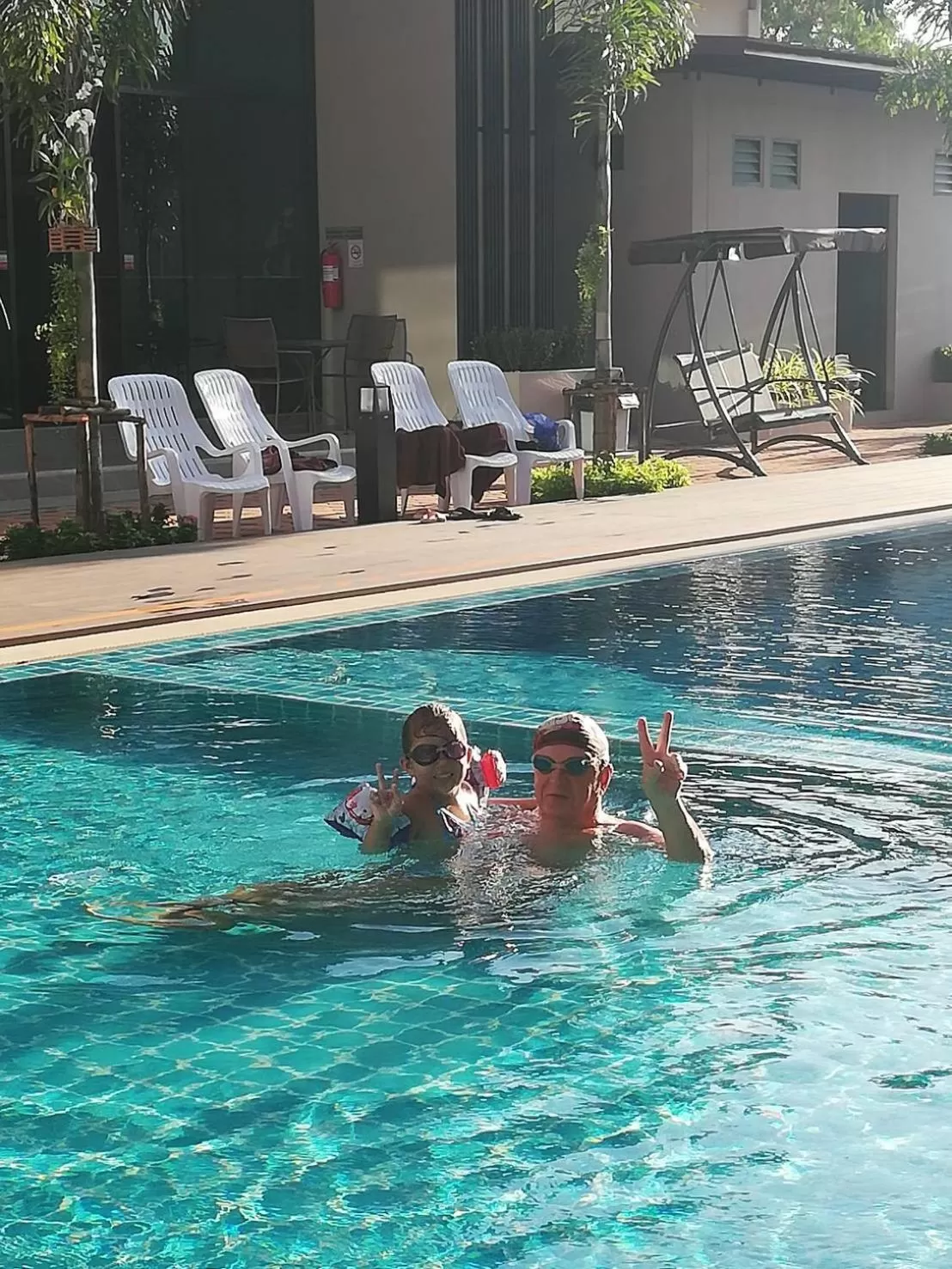 Pool view, Swimming Pool in J.P.GRAND HOTEL