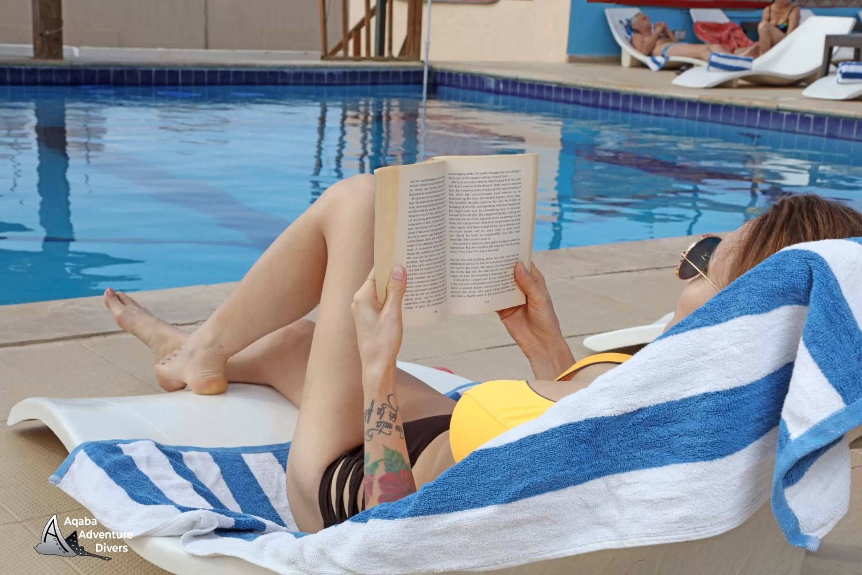 Pool view, Swimming Pool in Aqaba Adventure Divers Resort & Dive Center