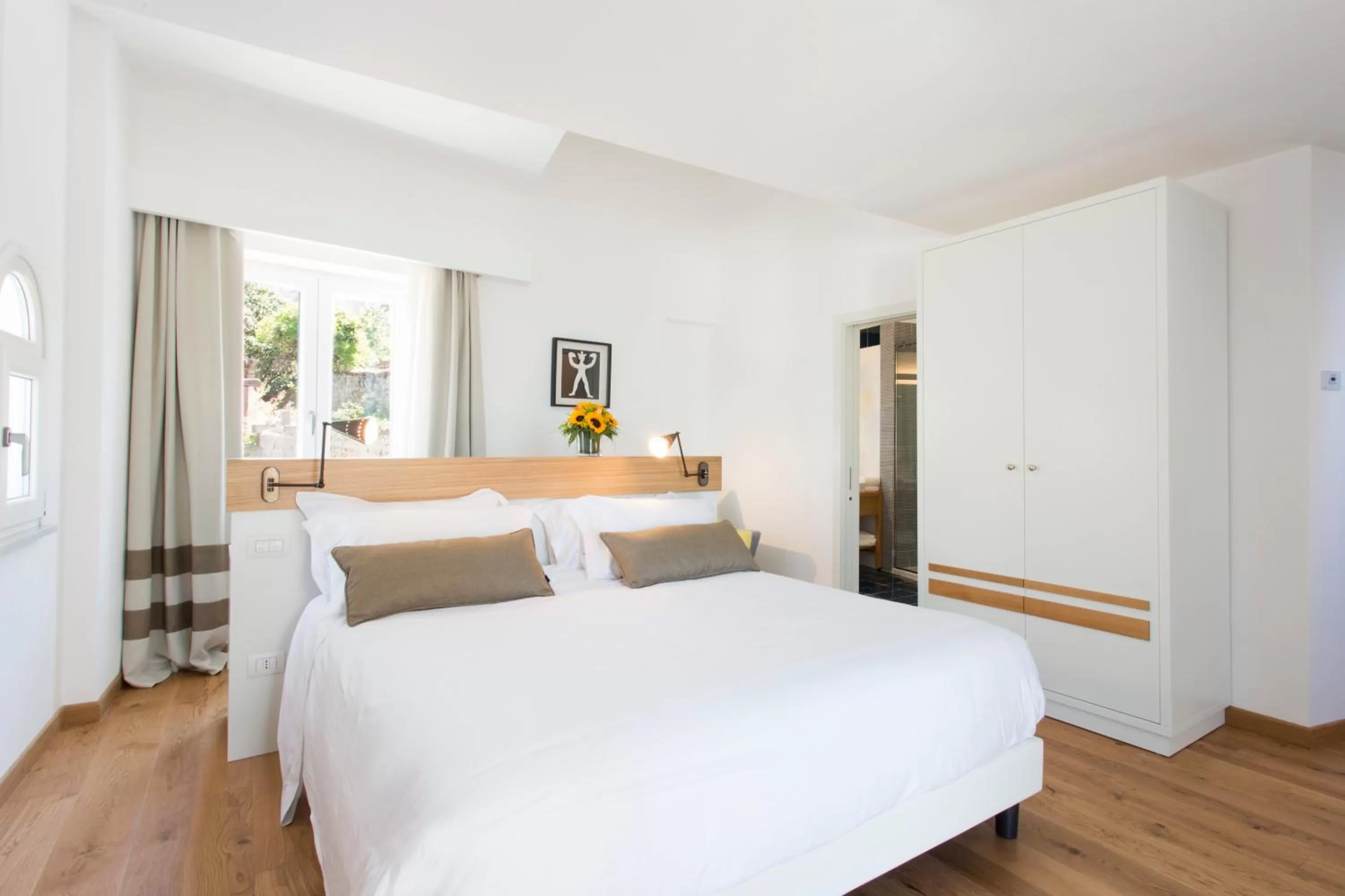 Bedroom, Bed in Villa Fiorella Art Hotel