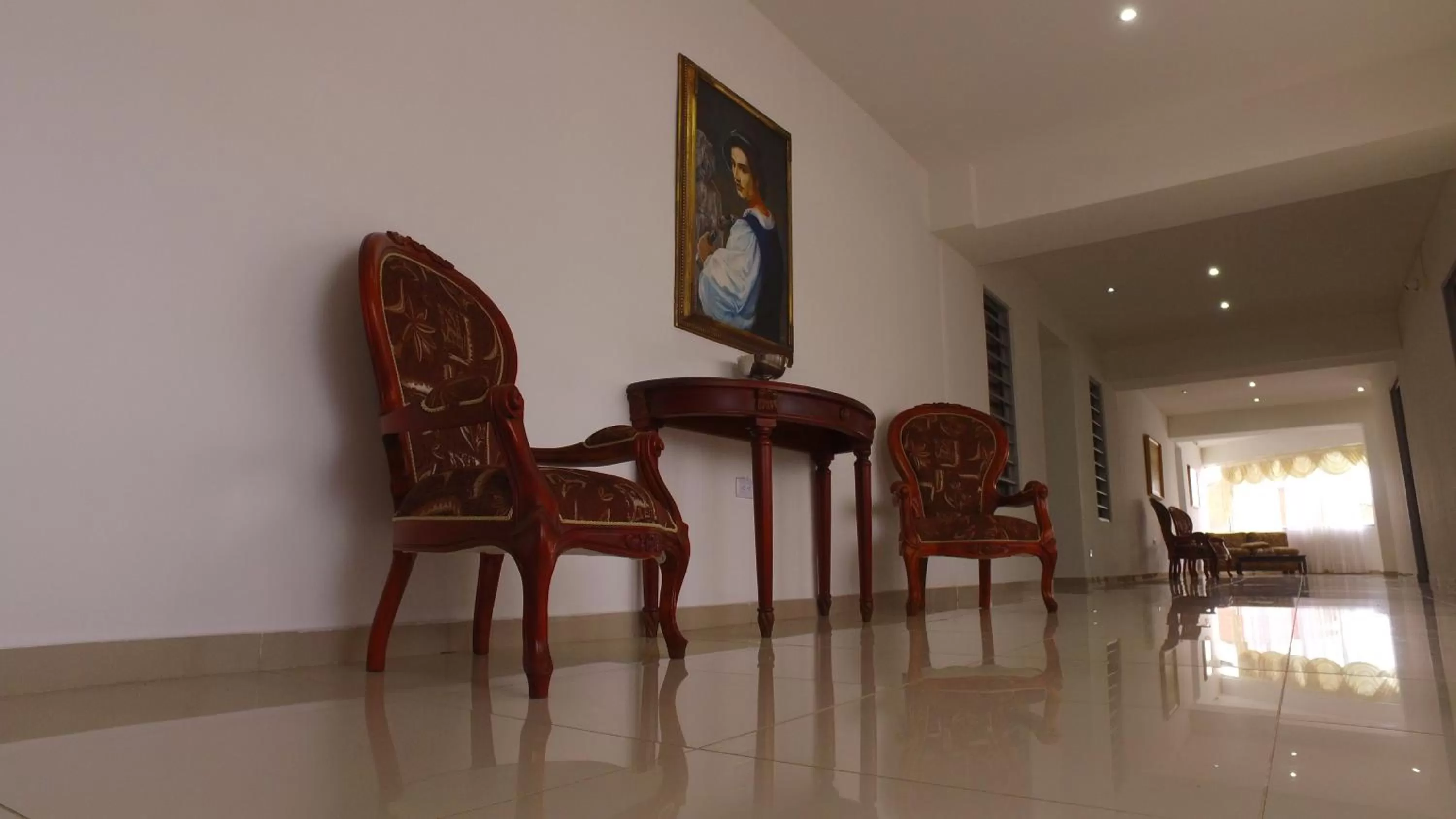 Decorative detail, Seating Area in Hotel Cafe Plaza