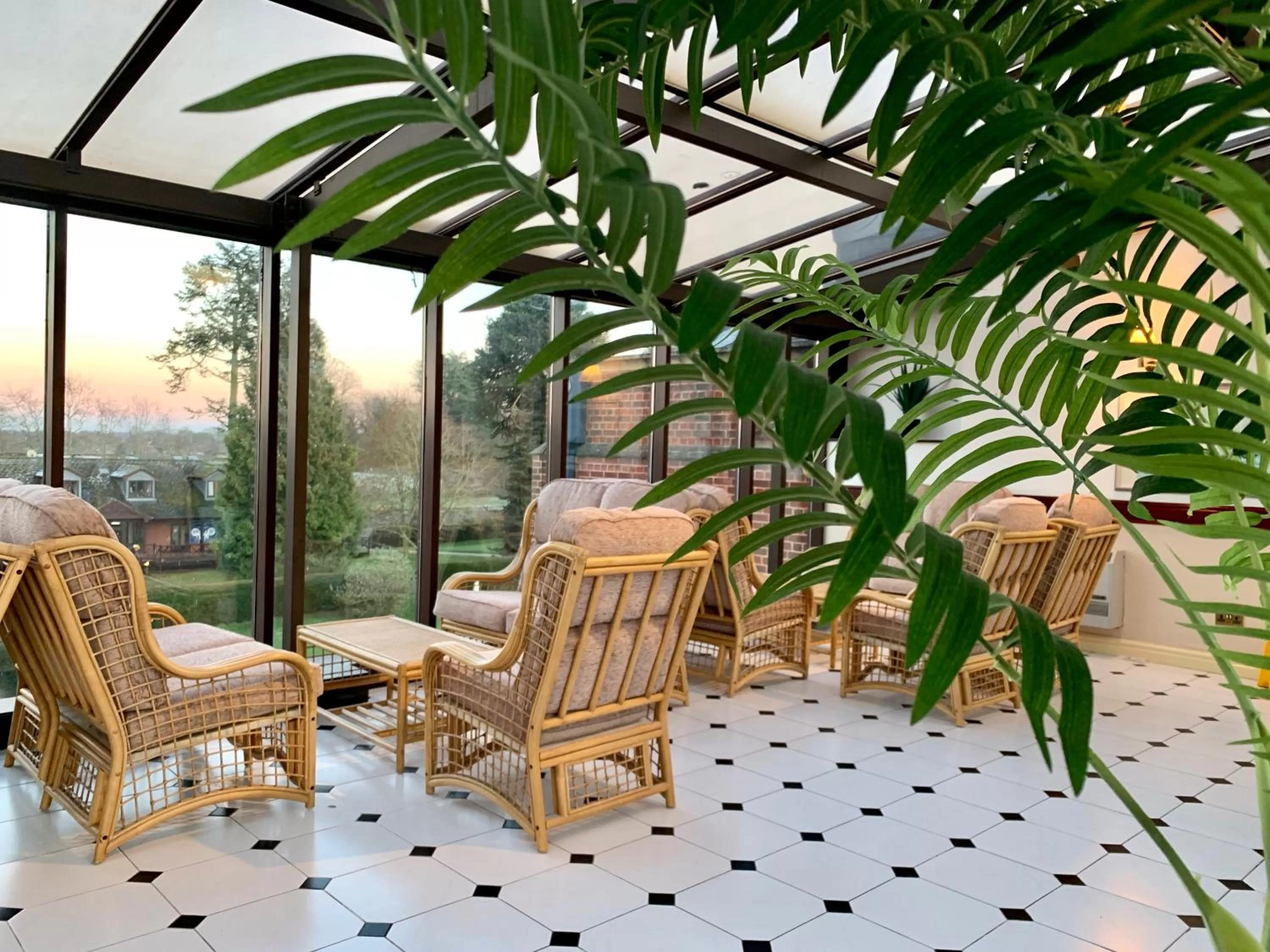 Seating area in Bosworth Hall Hotel