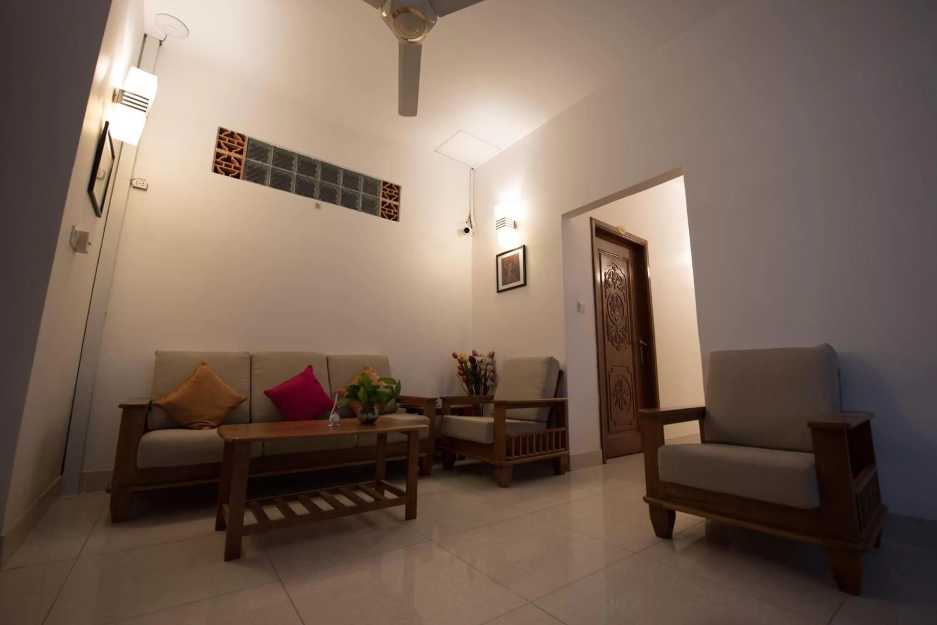 Seating area in Homesyn Hotel