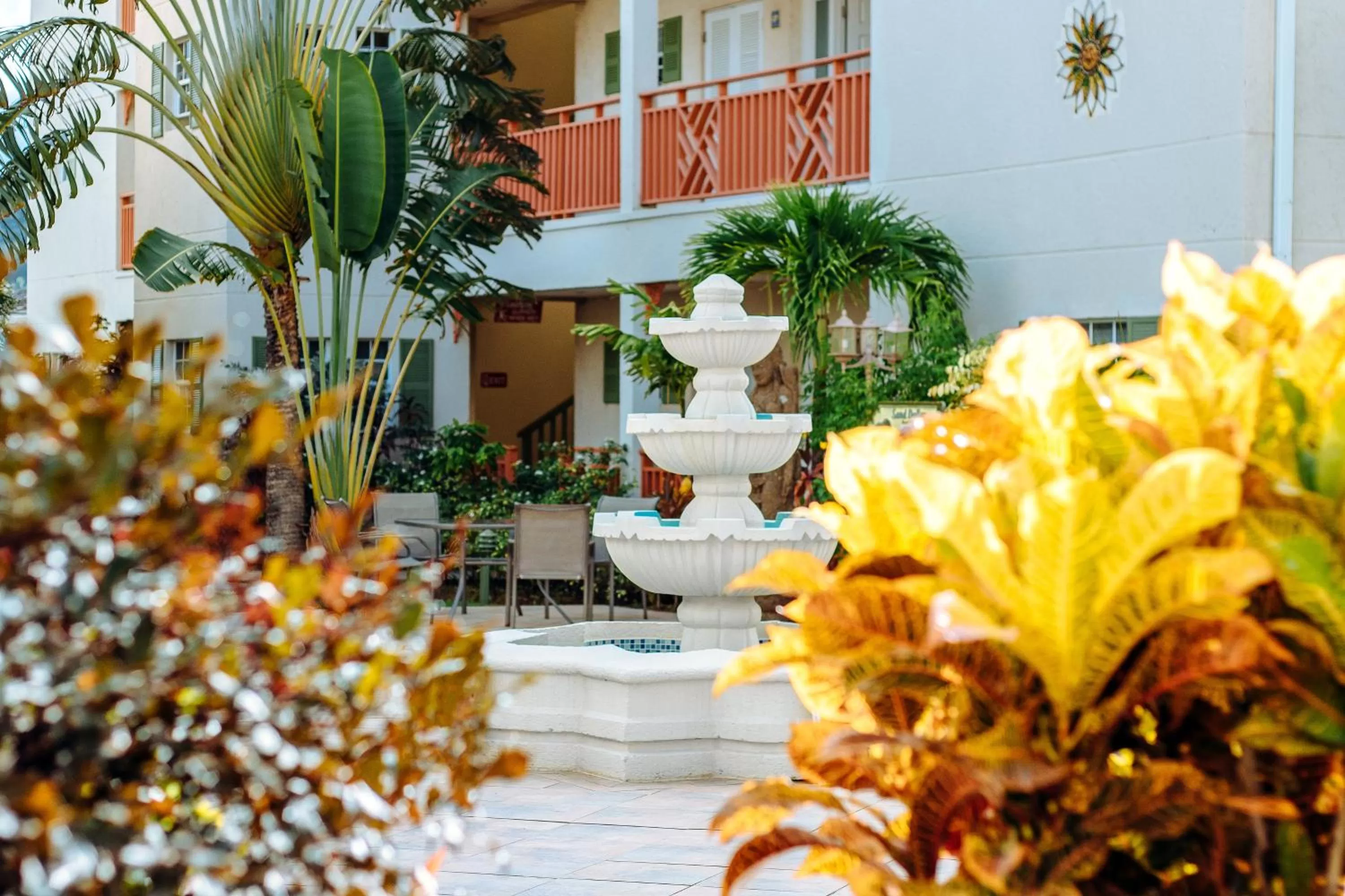 Inner courtyard view in Bay Gardens Beach Resort & Spa