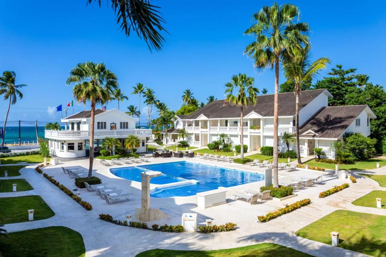 Pool view in Albachiara Hotel - Las Terrenas