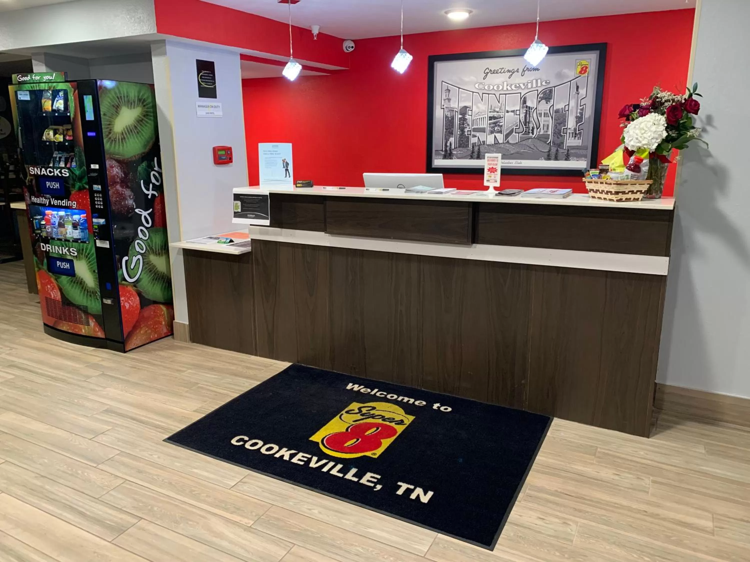 Lobby or reception in Super 8 by Wyndham Cookeville, TN