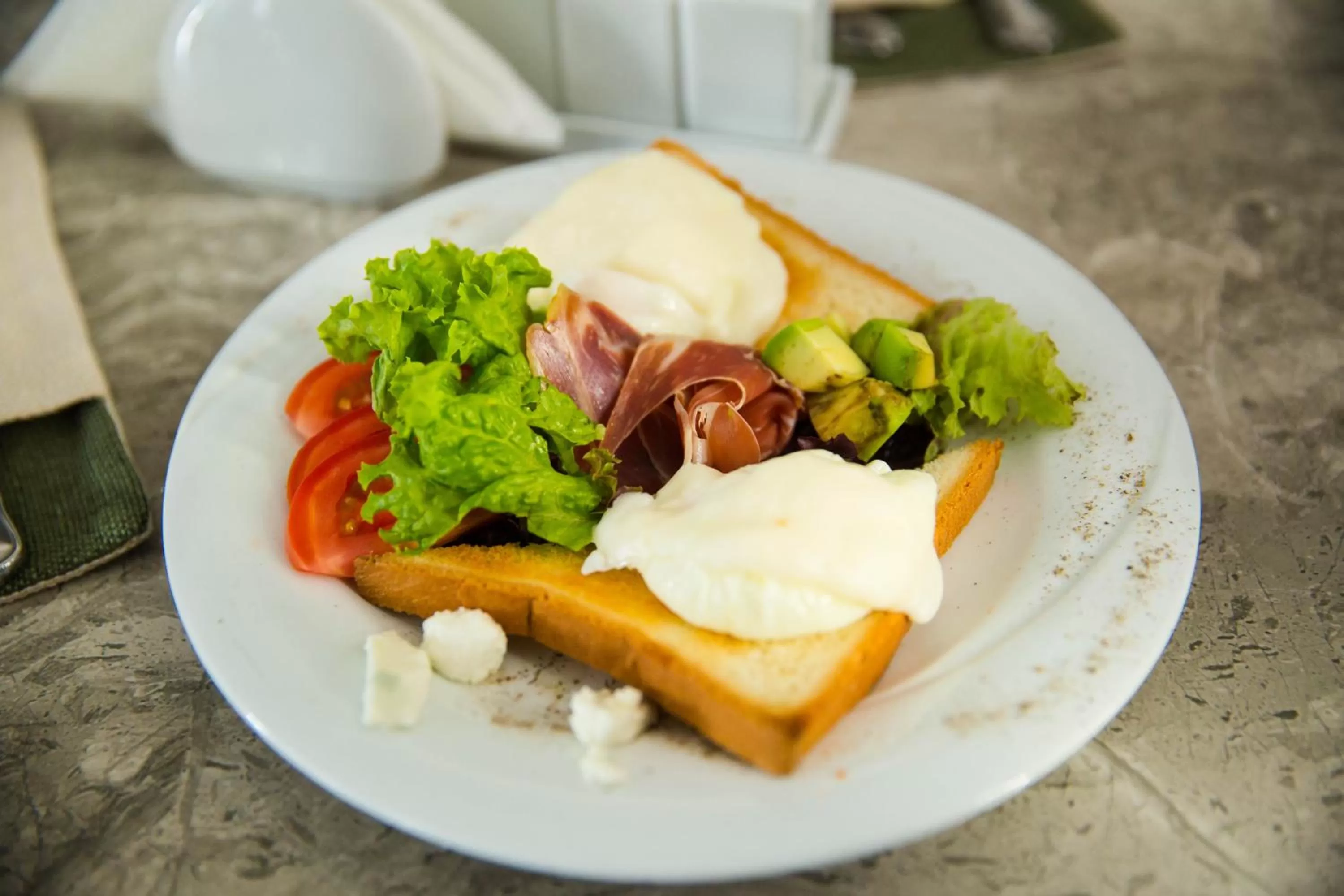 Breakfast, Food in Hotel "Mandarin Clubhouse"