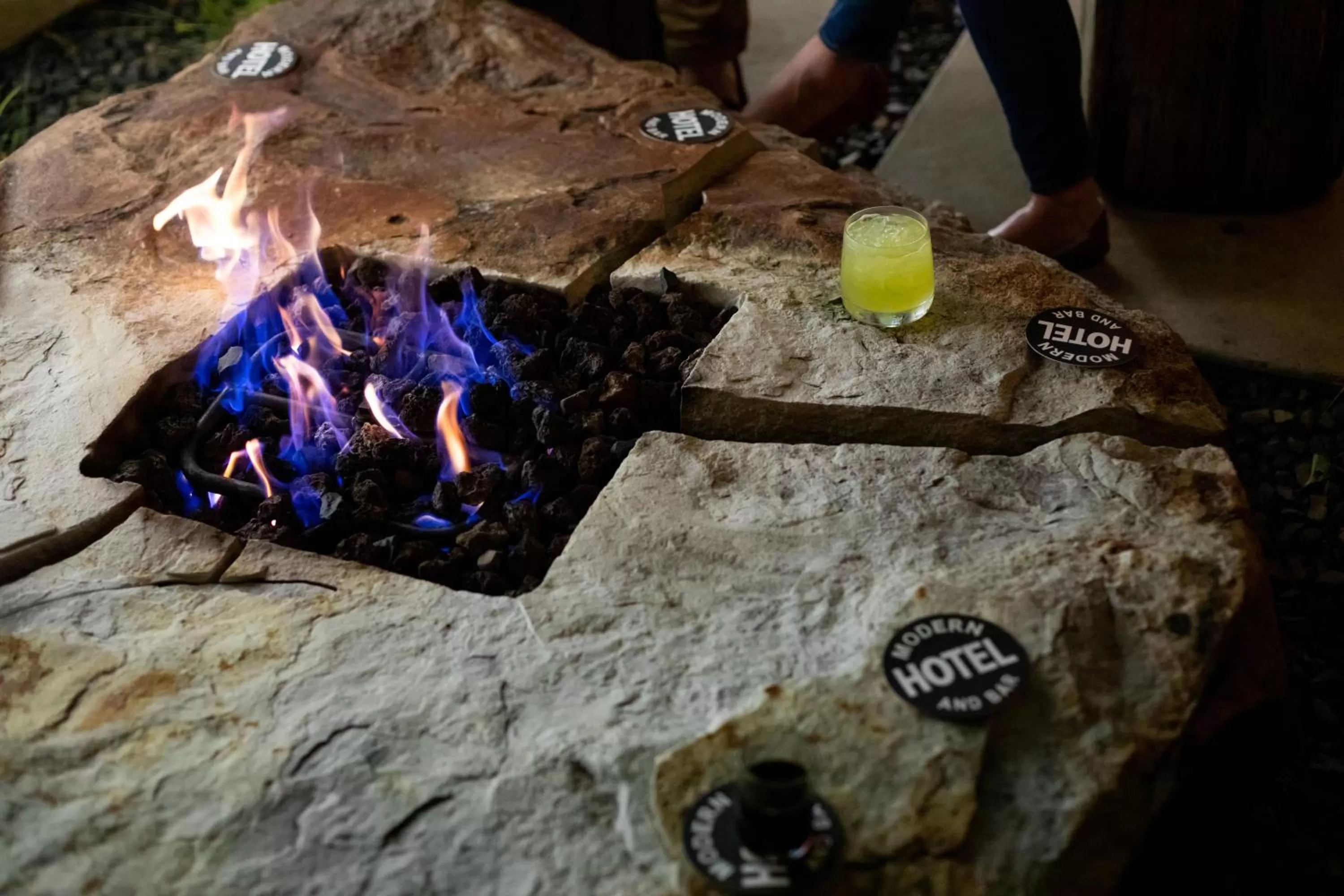 Patio in Modern Hotel
