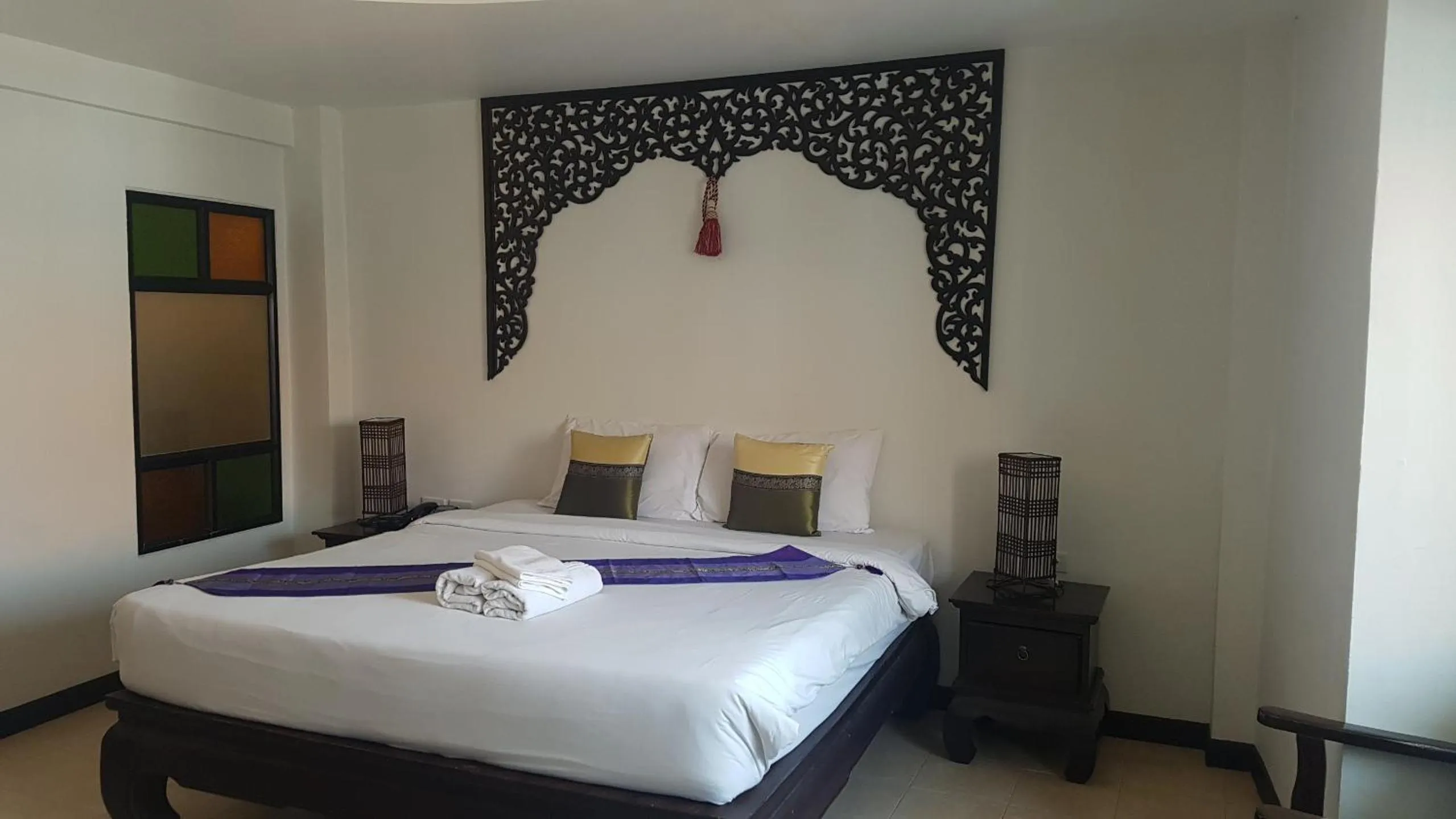 Deluxe Double Room with City View in Wangburapa Grand Hotel