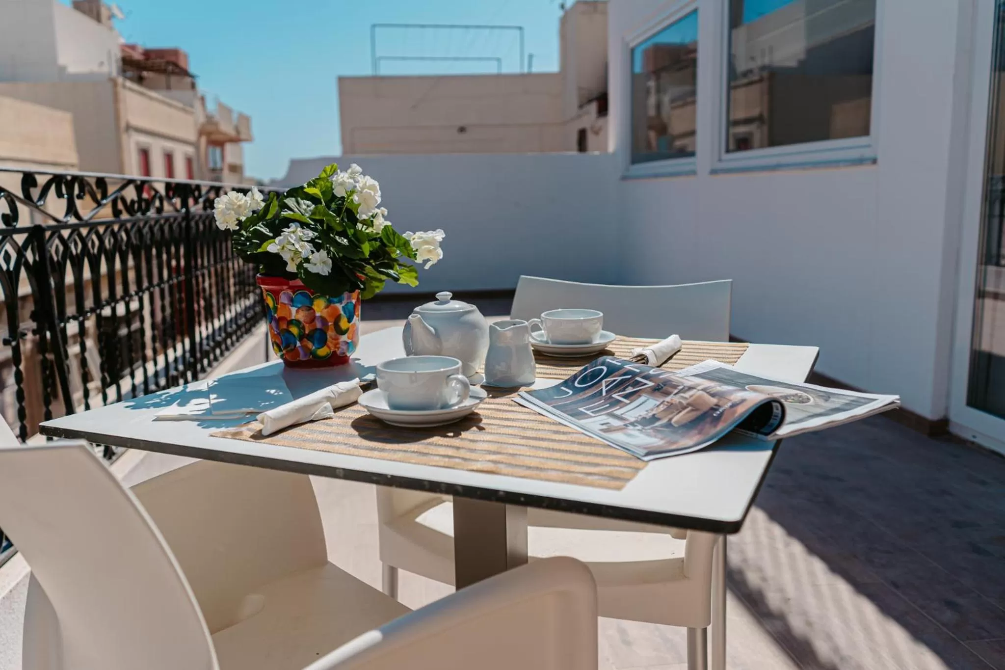 Balcony/Terrace in Palazzo Violetta