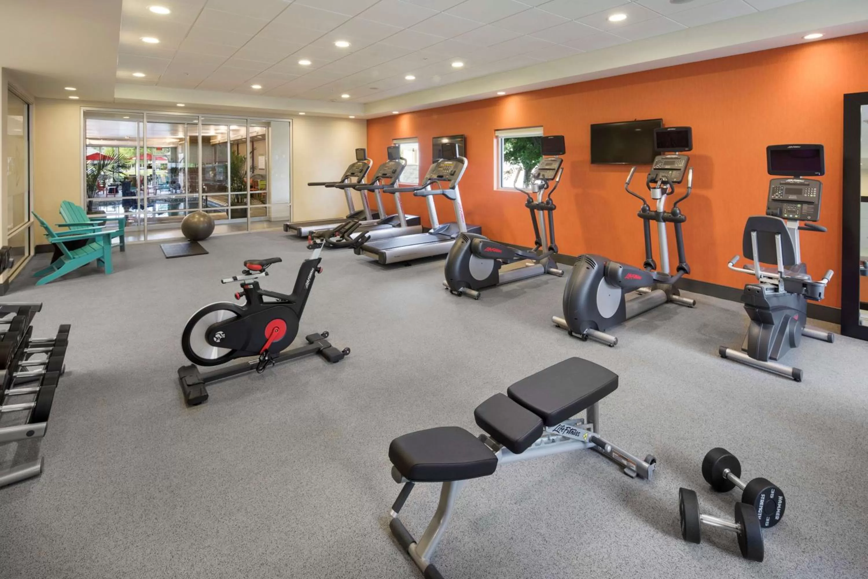 Fitness centre/facilities in Home2 Suites By Hilton Mishawaka South Bend