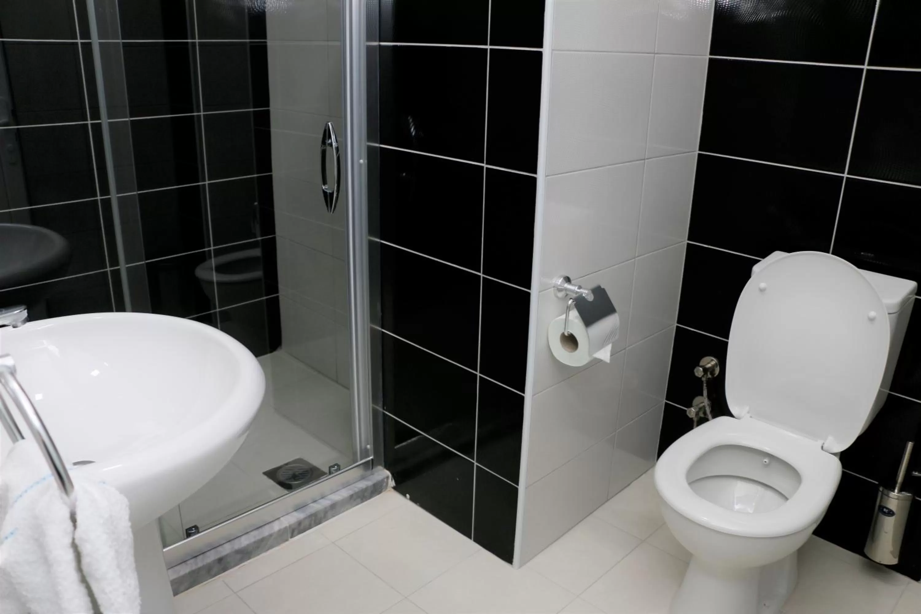 Shower, Bathroom in Hotel Old Konak