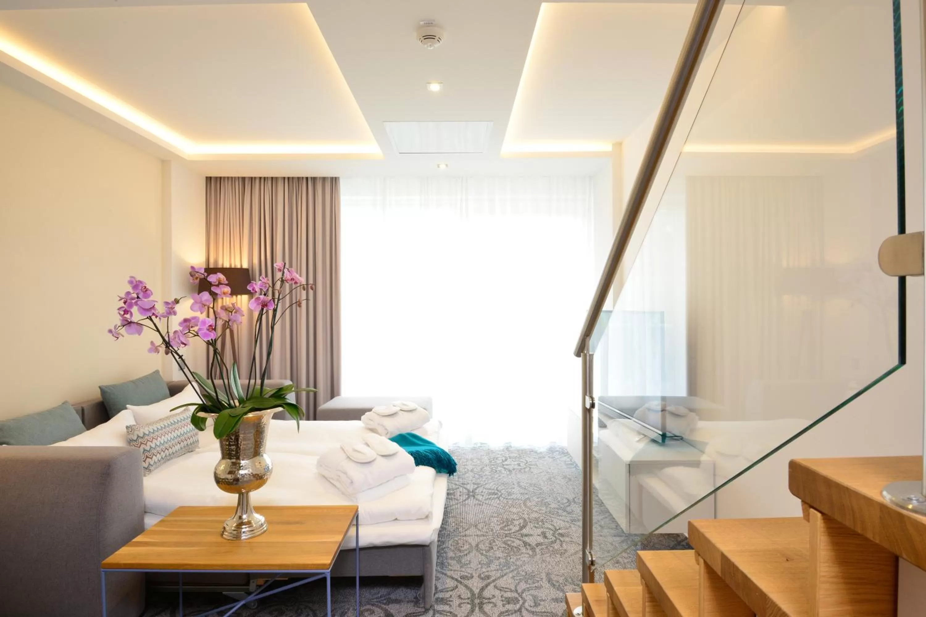 Bed in Parkhotel Residenz