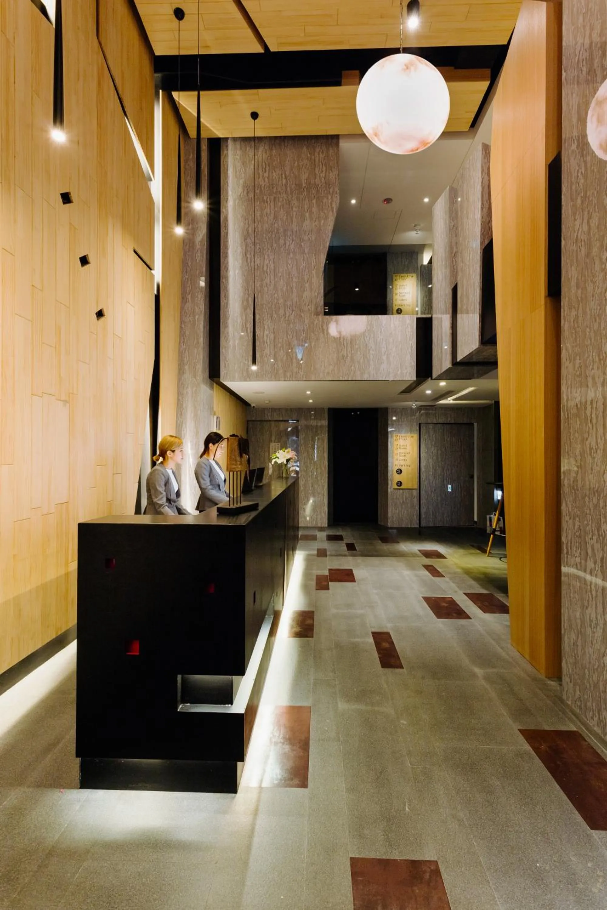Lobby or reception in CHECK inn Taichung Zhongshan