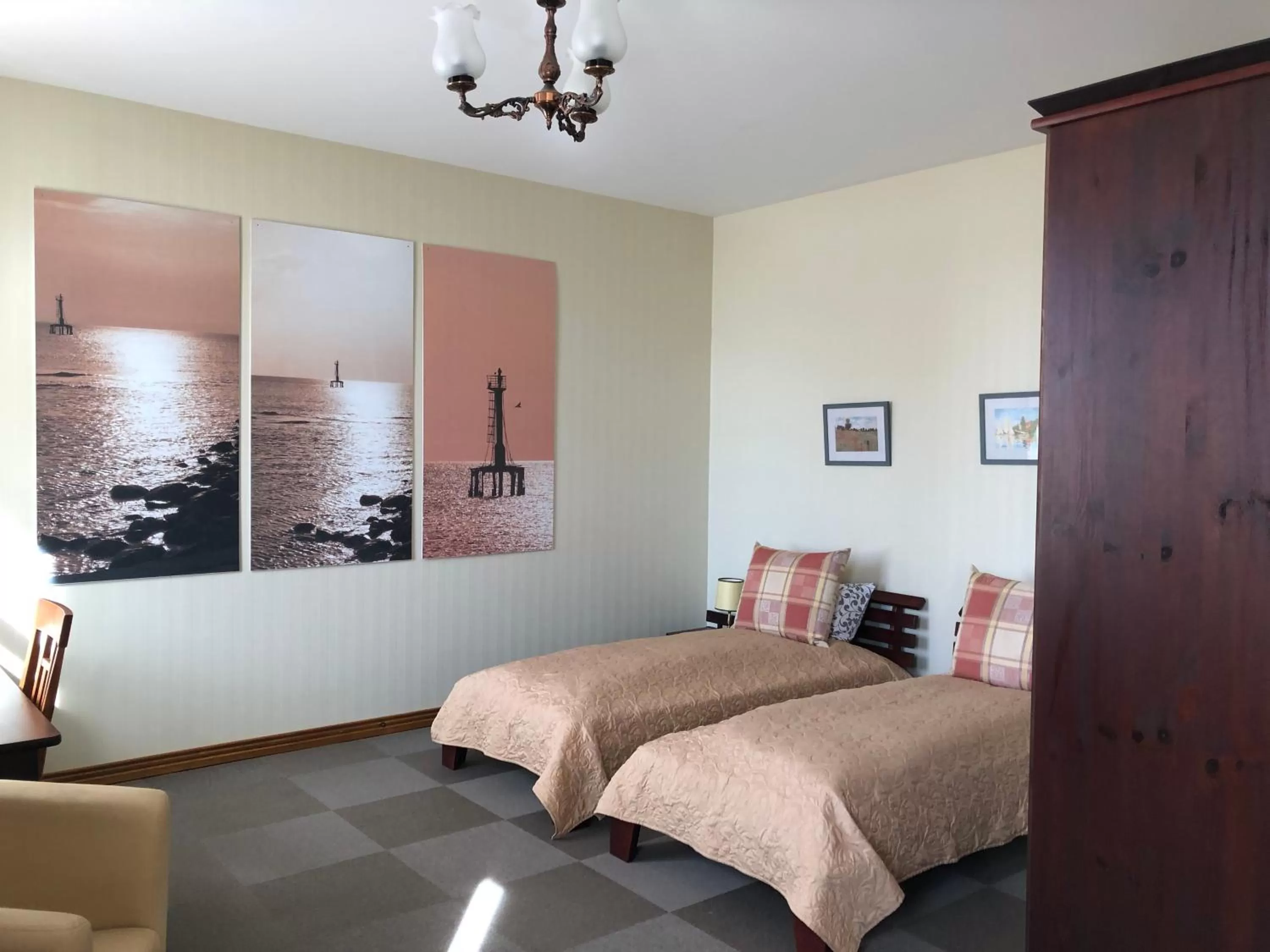 Bed in Hotel Vilhelmine