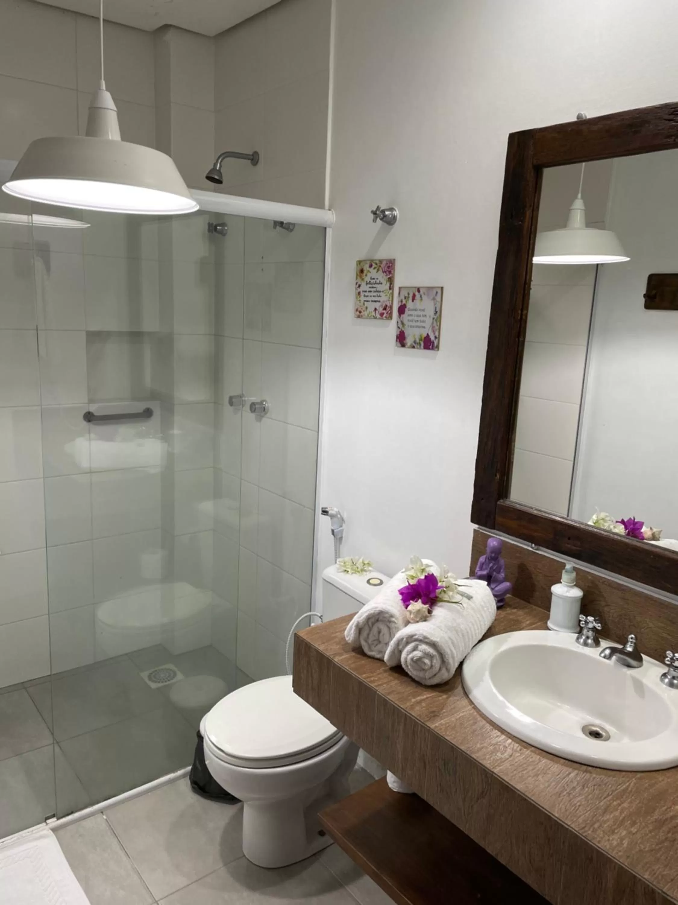 Bathroom in Pousada Santarina