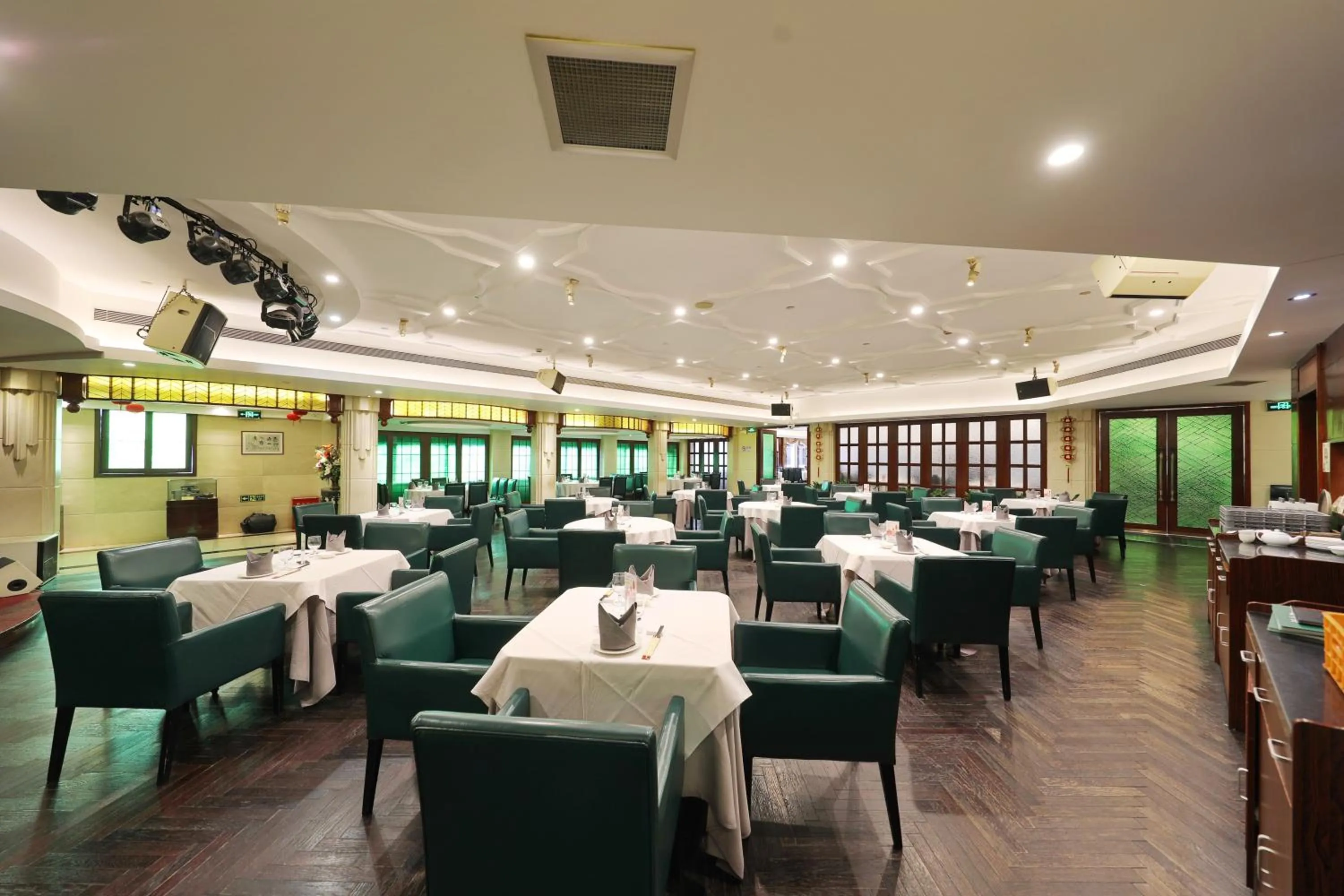 Dining area in Seventh Heaven Hotel