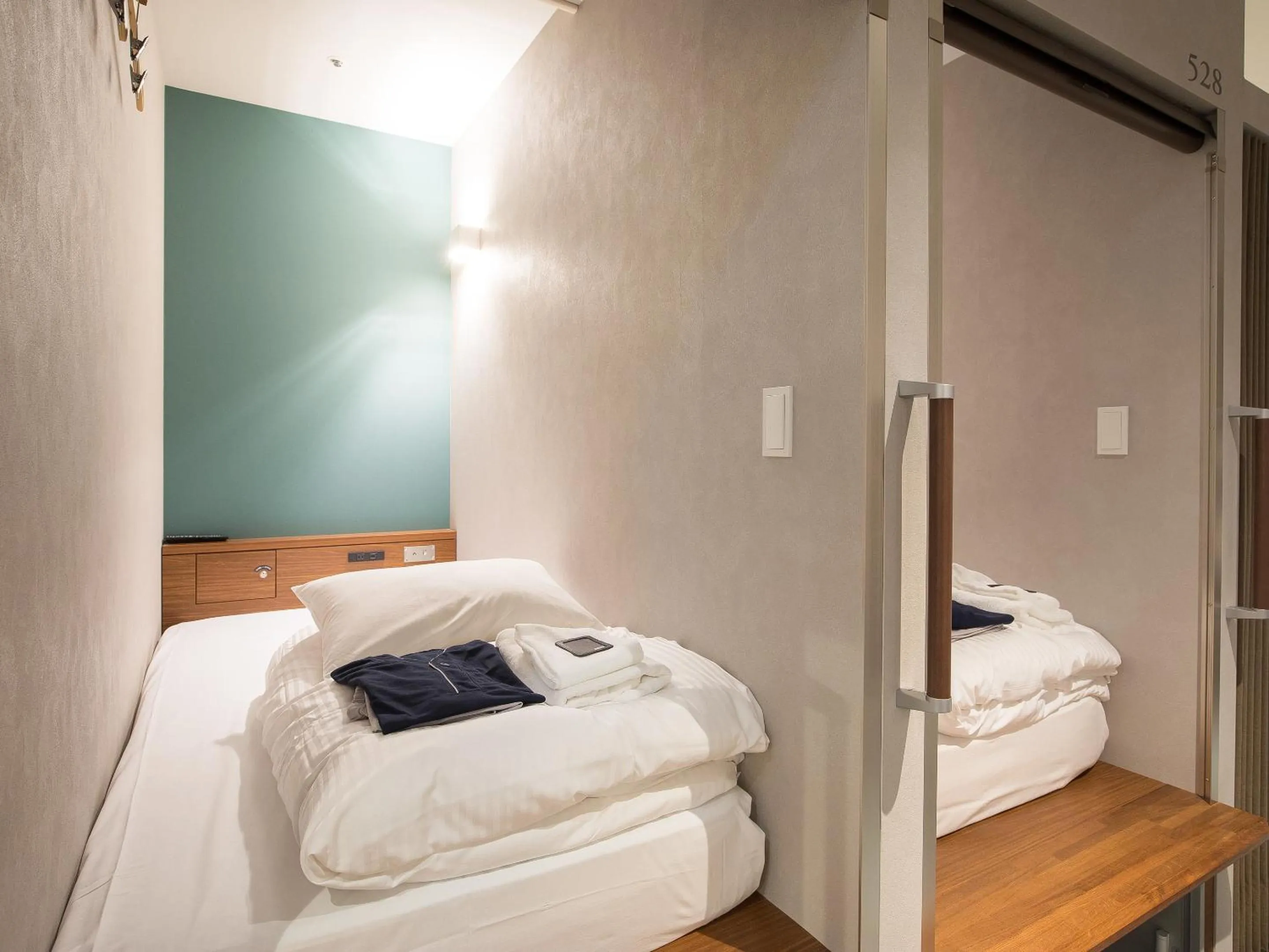 Bed in Gardens Cabin