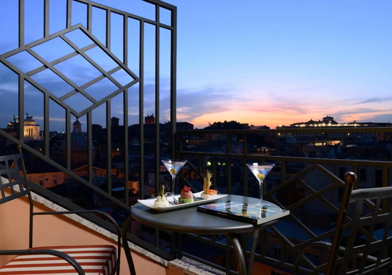 Balcony/Terrace in FH55 Grand Hotel Palatino