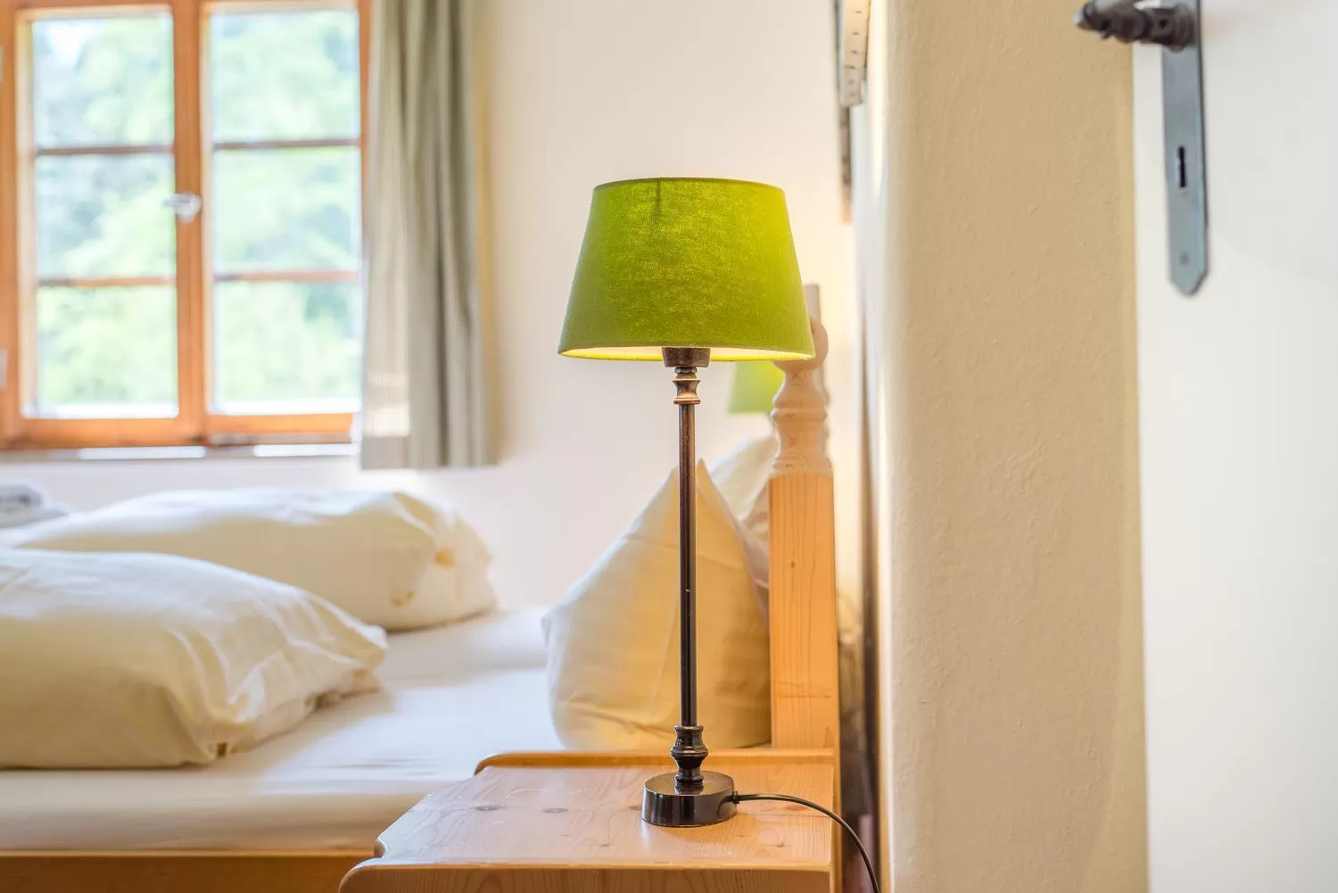 Decorative detail, Bed in Berggasthof Butzn Wirt