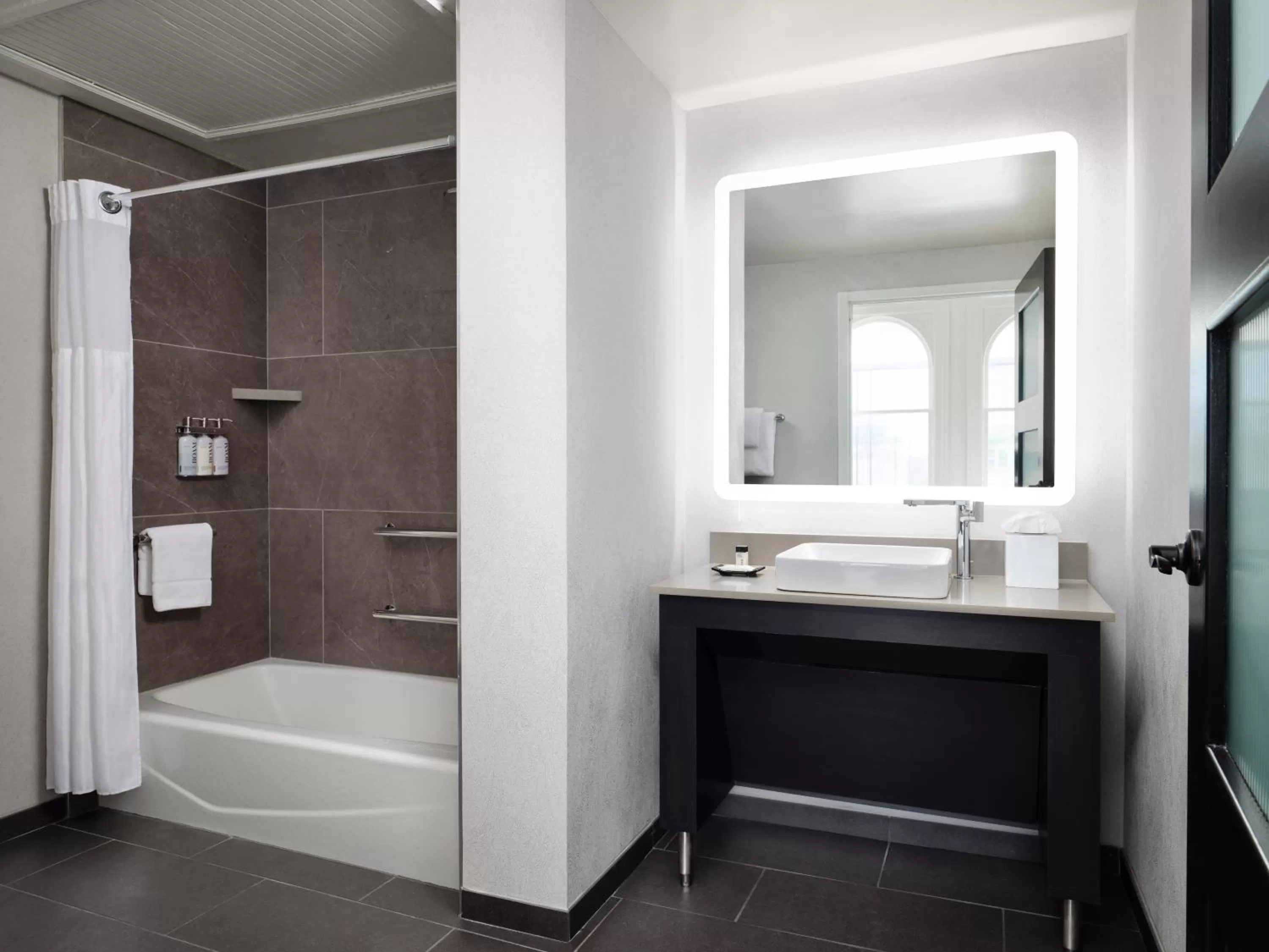 Bathroom in The Union Station Nashville Yards, Autograph Collection