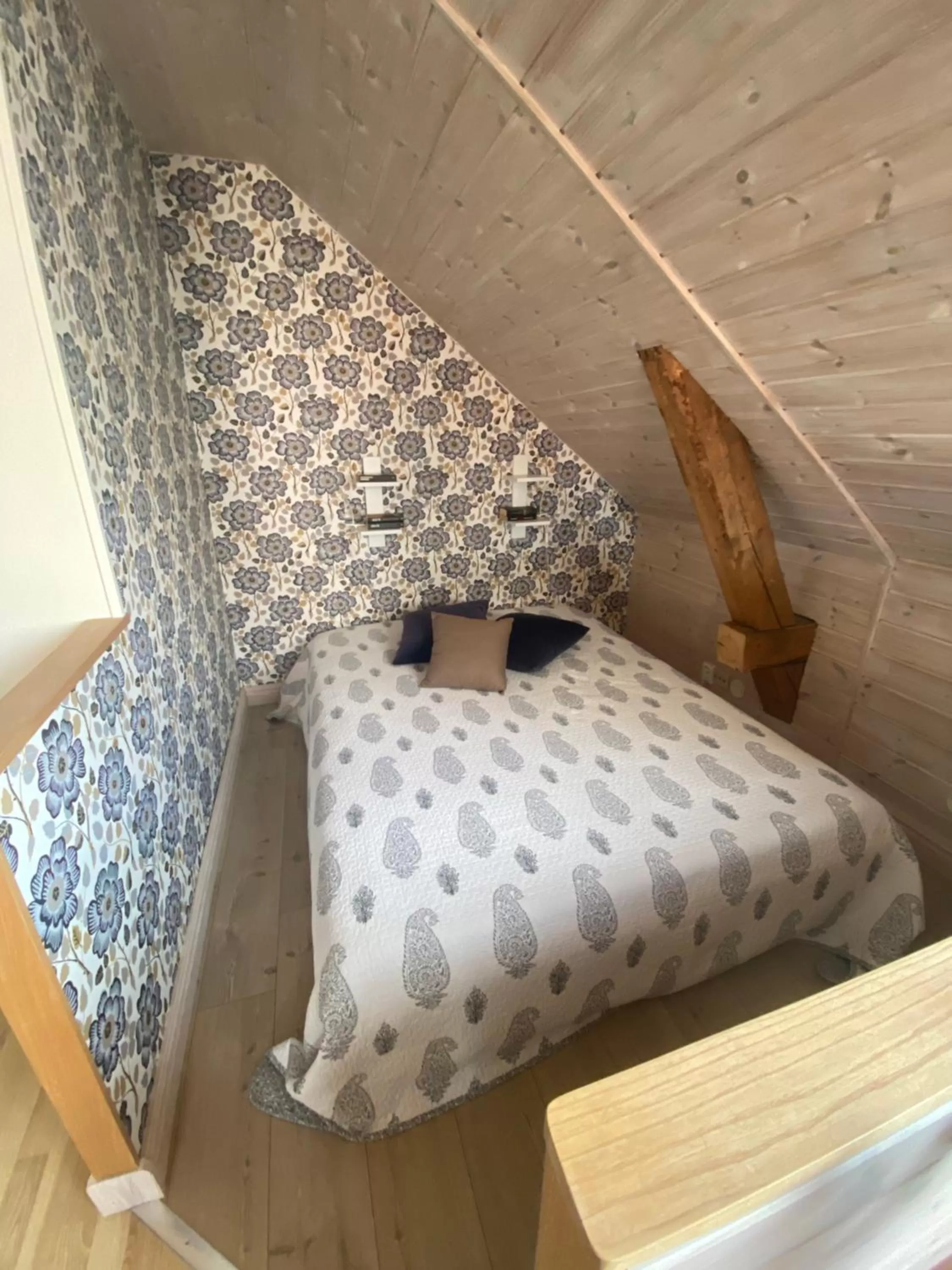 Bed in Hotell Villa Borgen