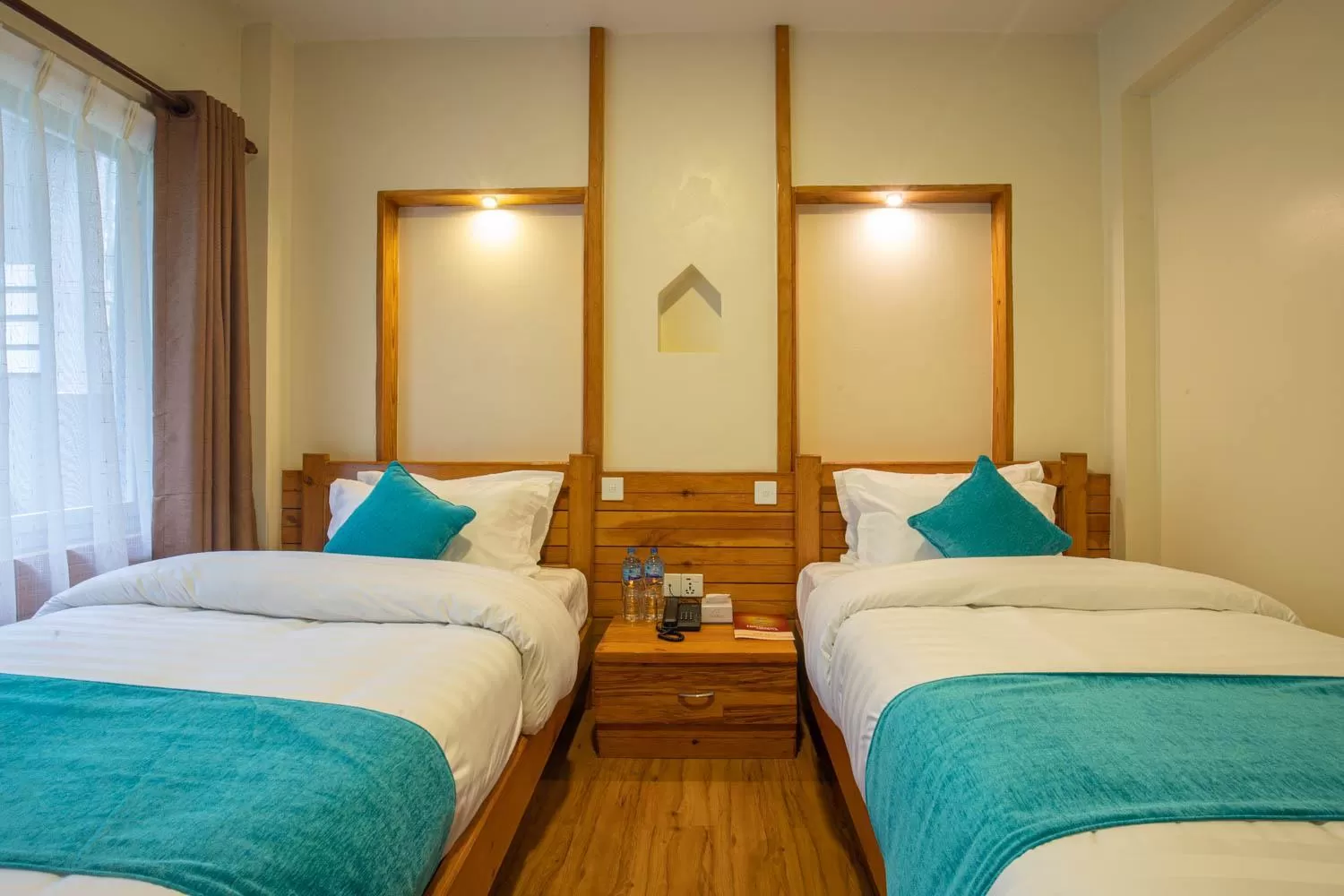 Bed in Hotel Himalayan Glacier