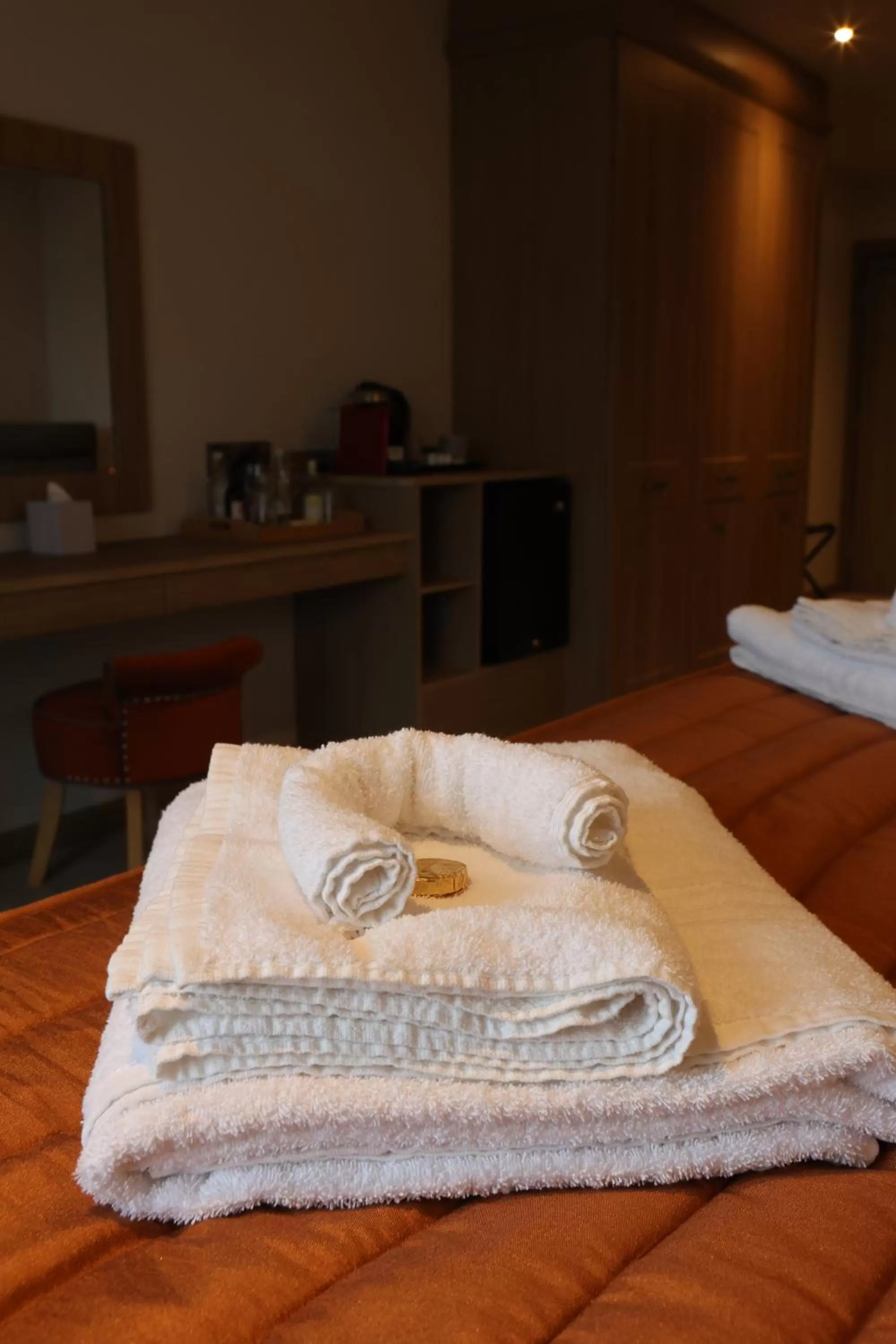 Bed in The Teifi Waterside Hotel