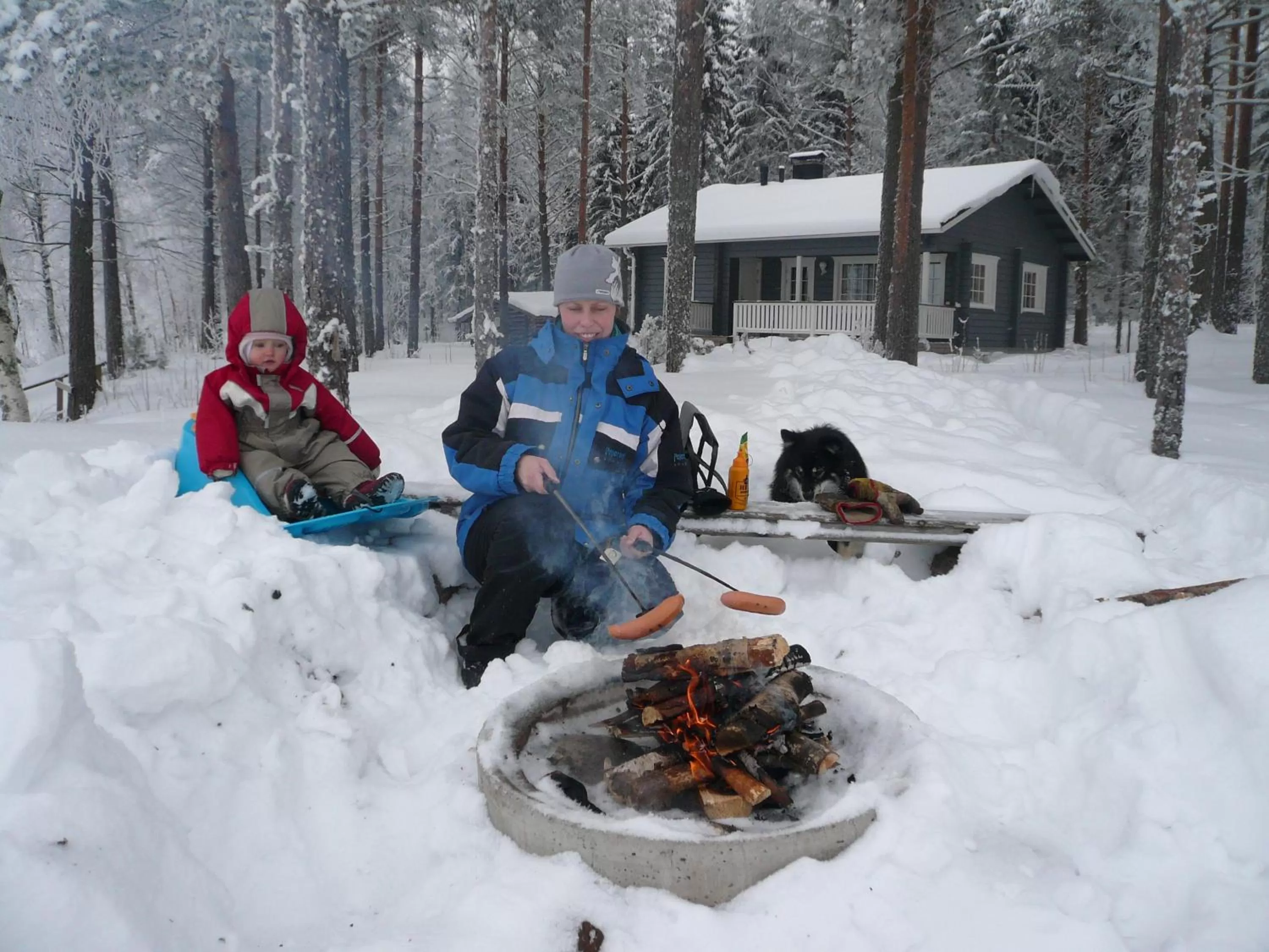 Winter in B&B Lomamokkila