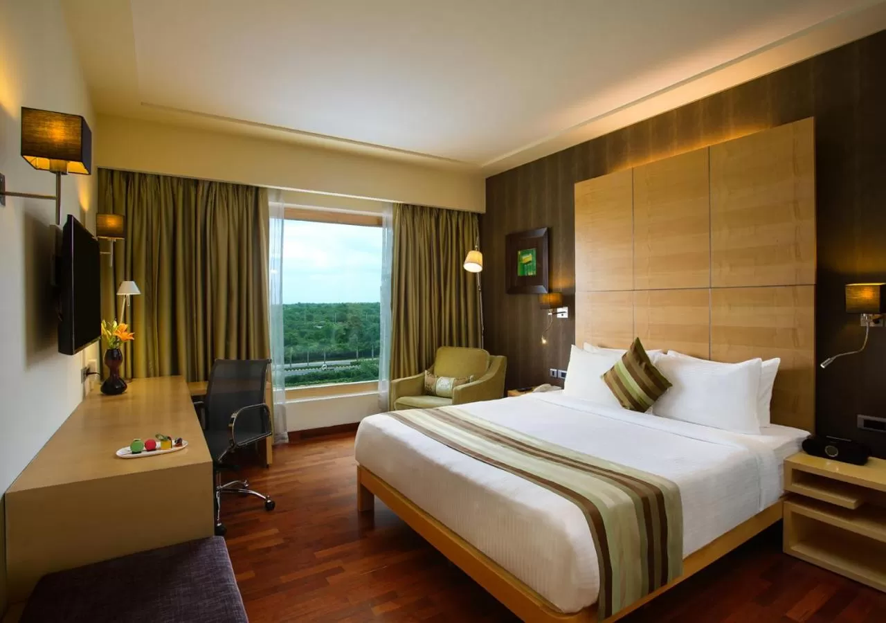 Bedroom, Bed in Novotel Hyderabad Airport