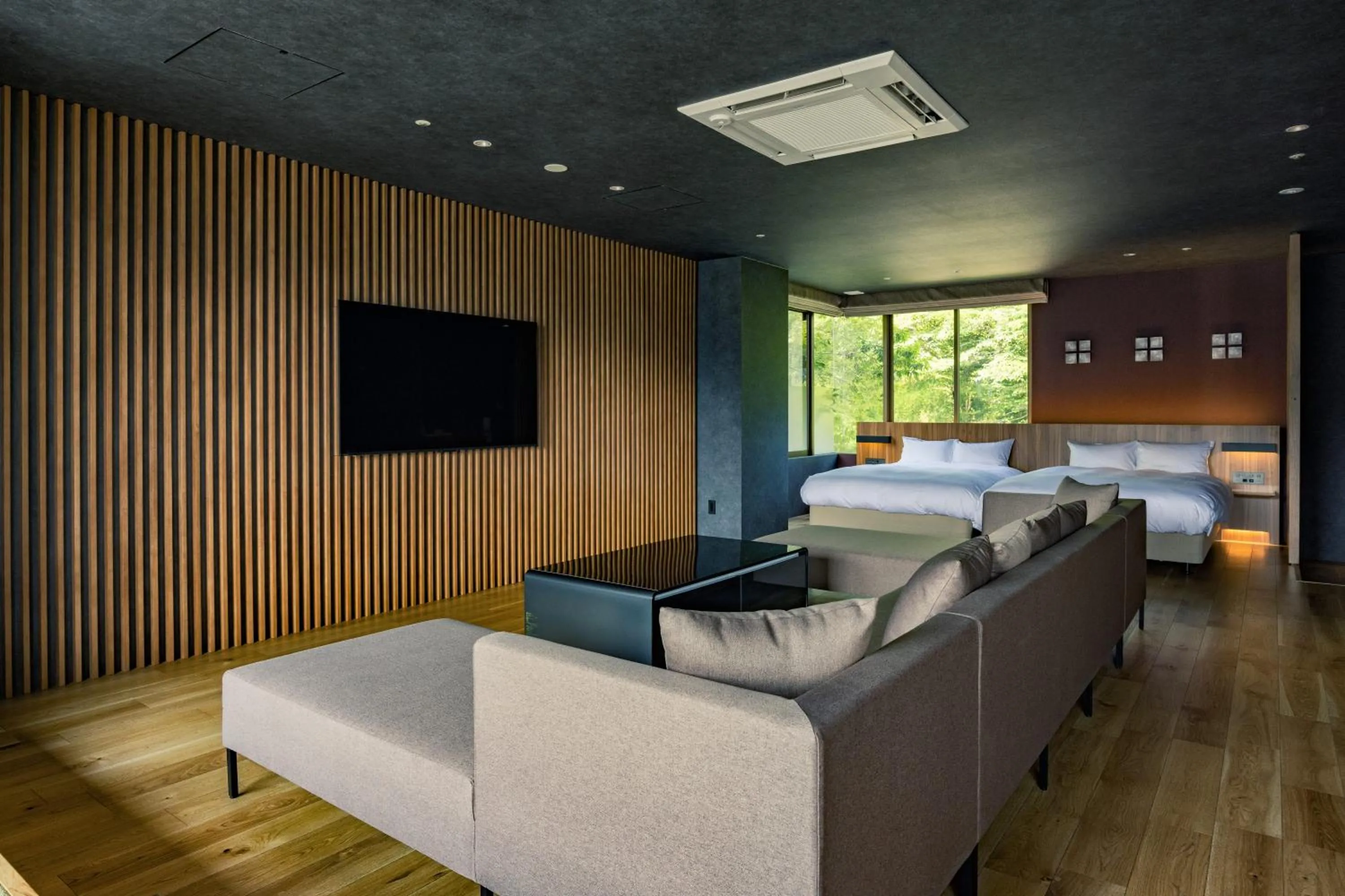 Photo of the whole room, Bed in Urari Takeo Garden Terrace Spa Resorts