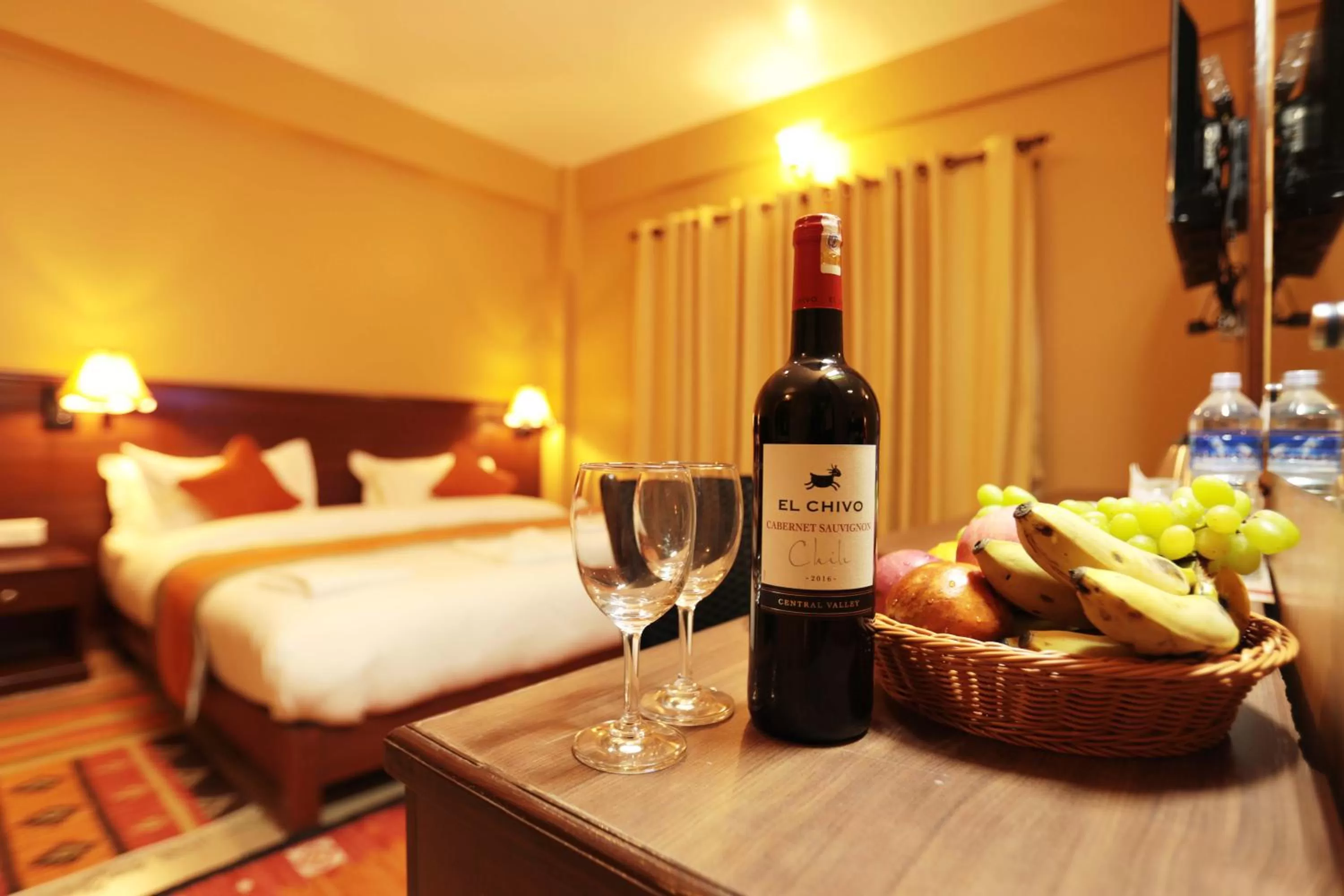 Decorative detail, Bed in Hotel The Clock