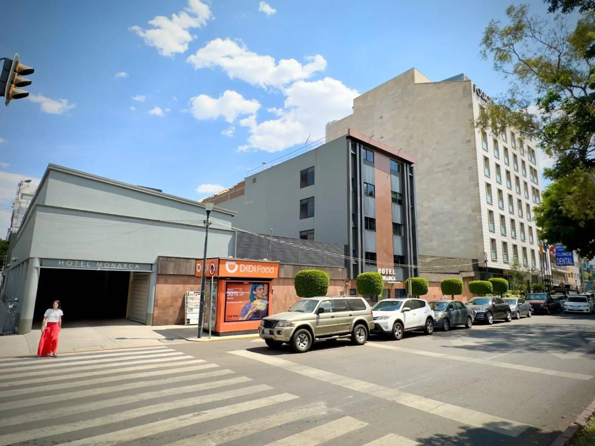 Facade/entrance in Hotel Monarca