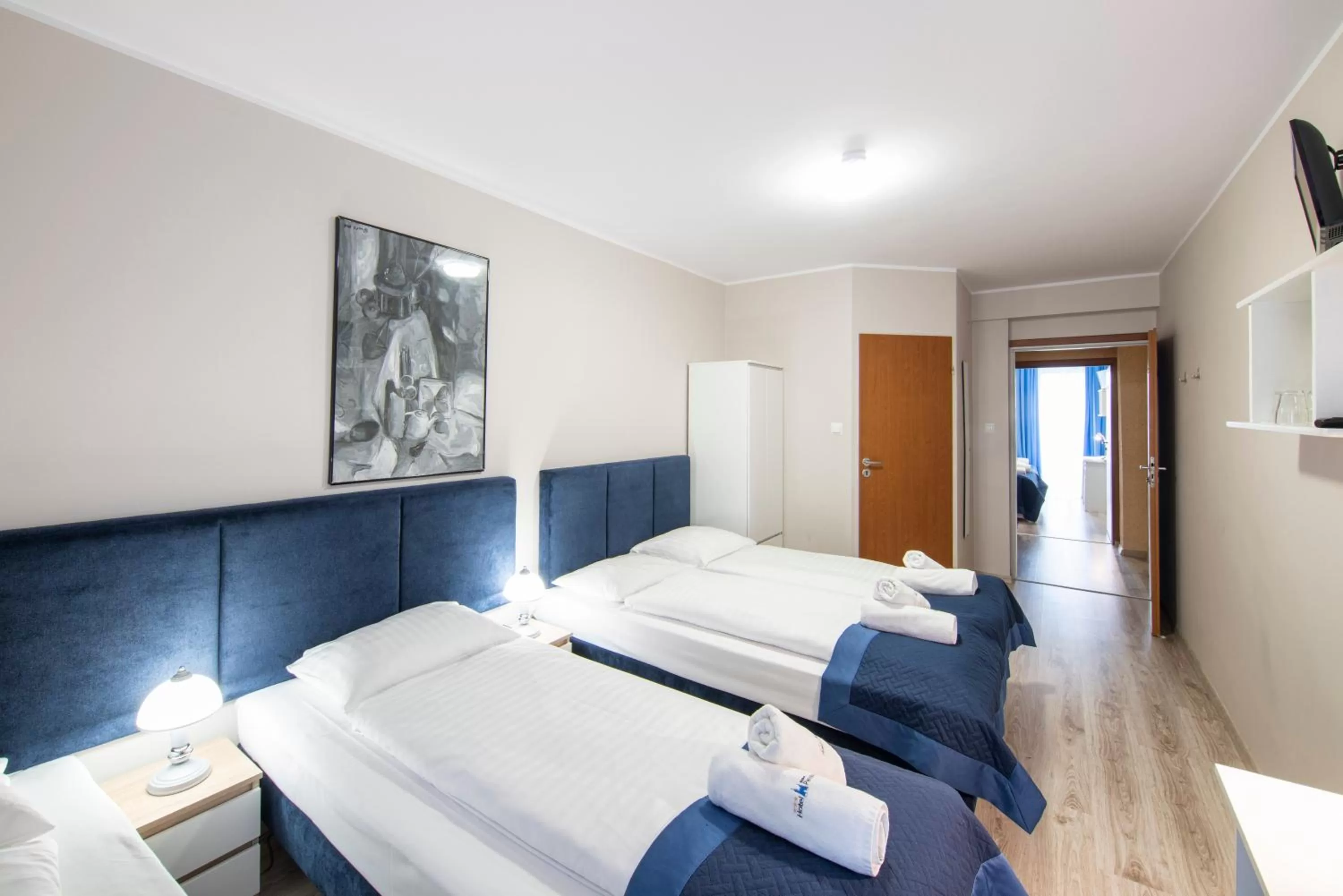 Bed in Hotel Nowa Panorama